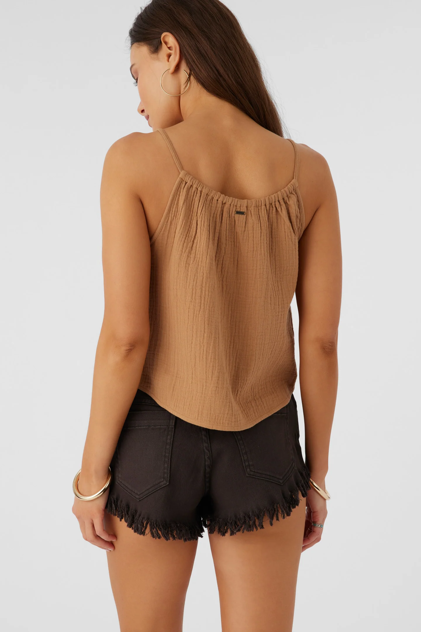 Anya Crinkle Double Gauze Tank Top - Image 2