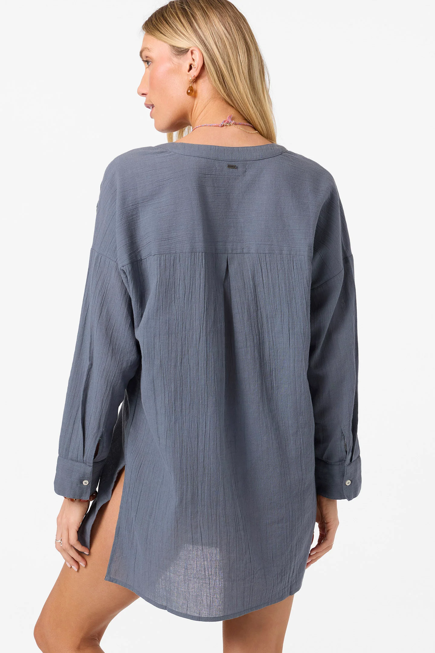 Belizin Long Sleeve Cover-Up Dress - Image 2