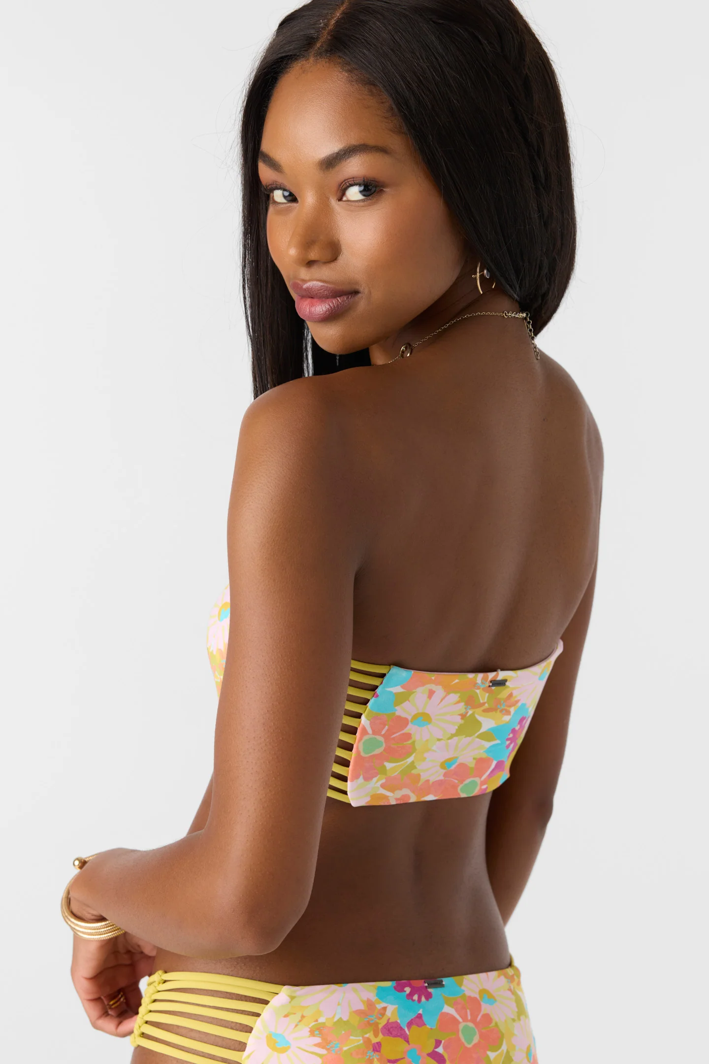 Brasilia Floral Bells Bandeau Top - Image 2