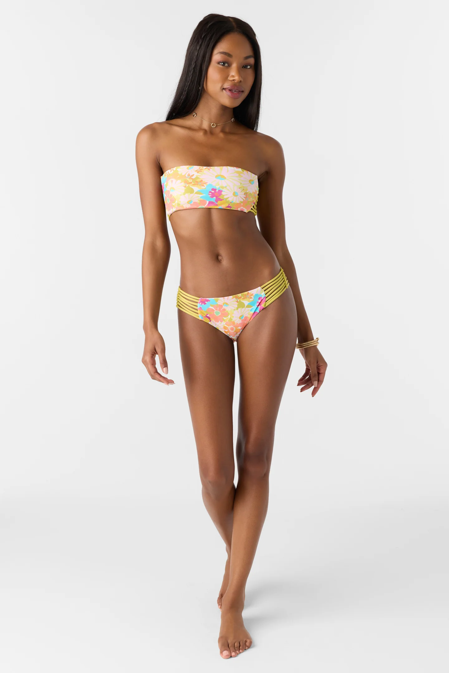Brasilia Floral Bells Bandeau Top - Image 4