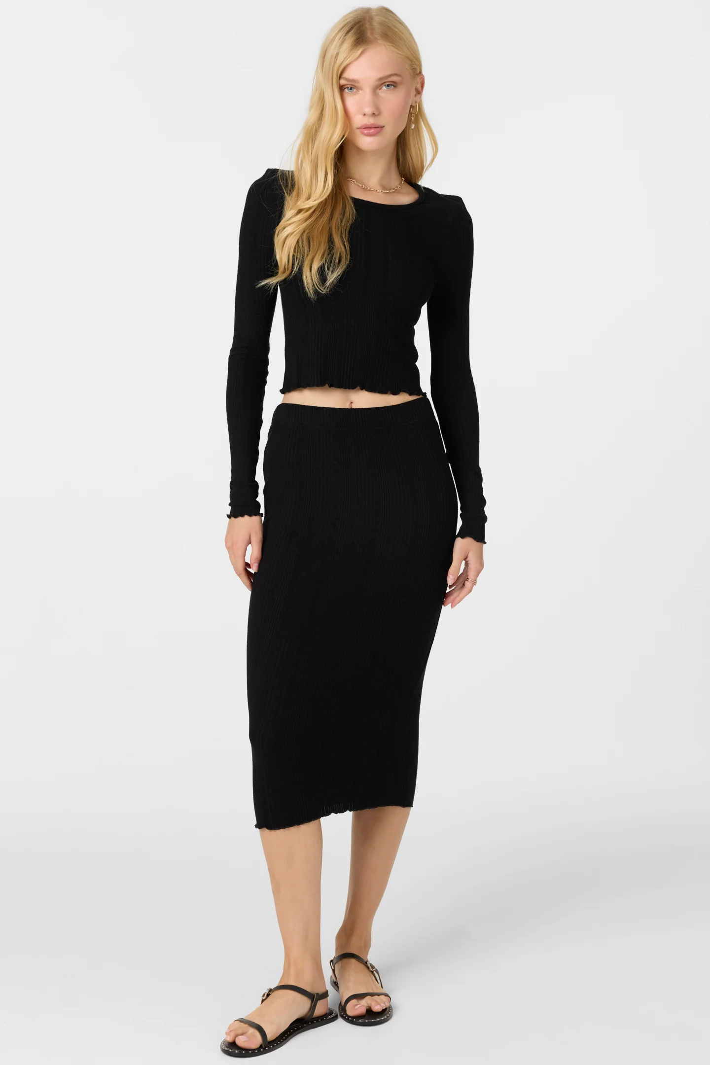 Brennan Knit Midi Skirt - Image 3