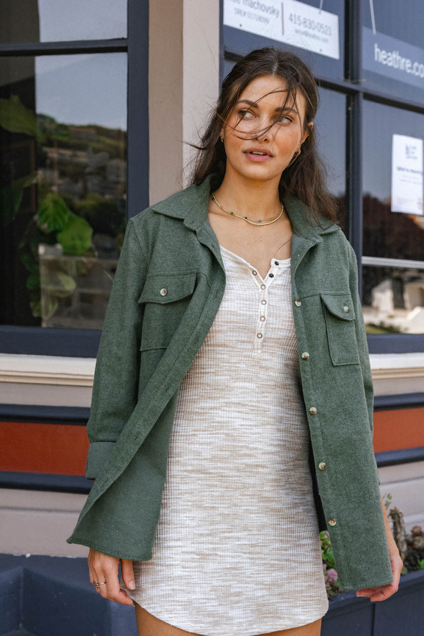 Brooks Flannel Oversized Fit Shirt