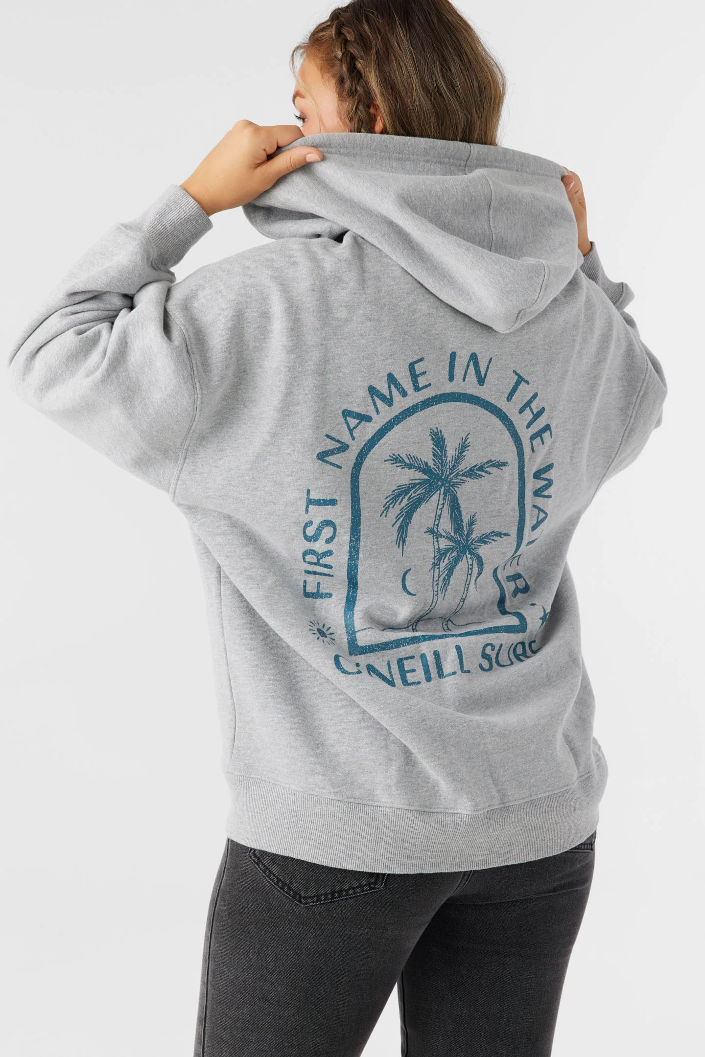 Byron Hooded Oversized Zip Fleece Jacket