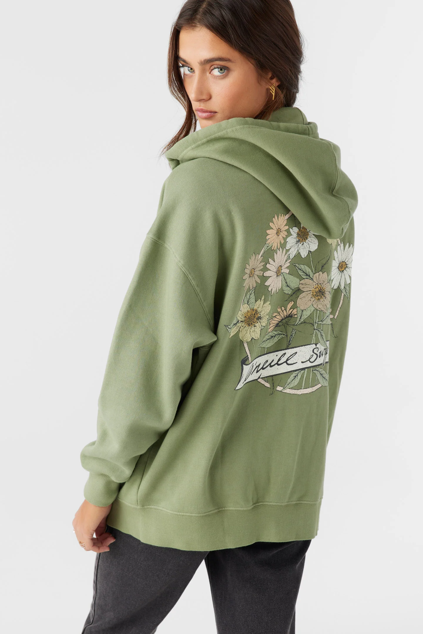 Byron Hooded Oversized Zip Fleece Jacket - Image 6