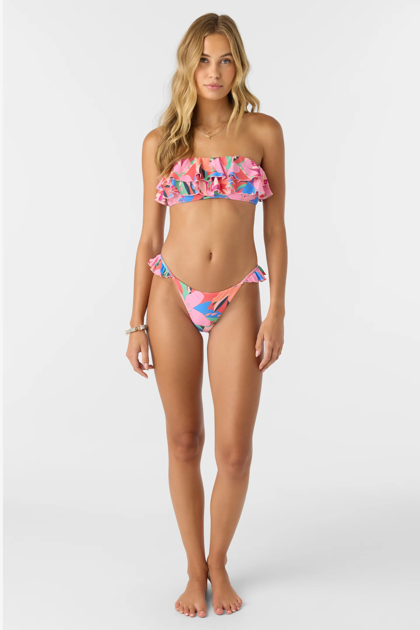 Cabana Floral Diaz Bandeau Top - Image 4