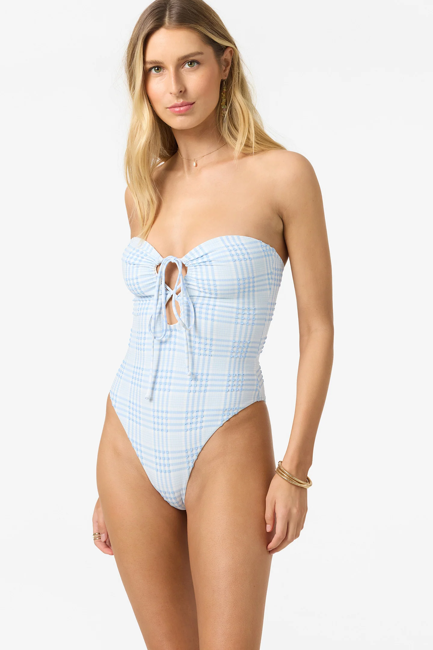 Catamaran Plaid Poolside One-Piece - Image 2