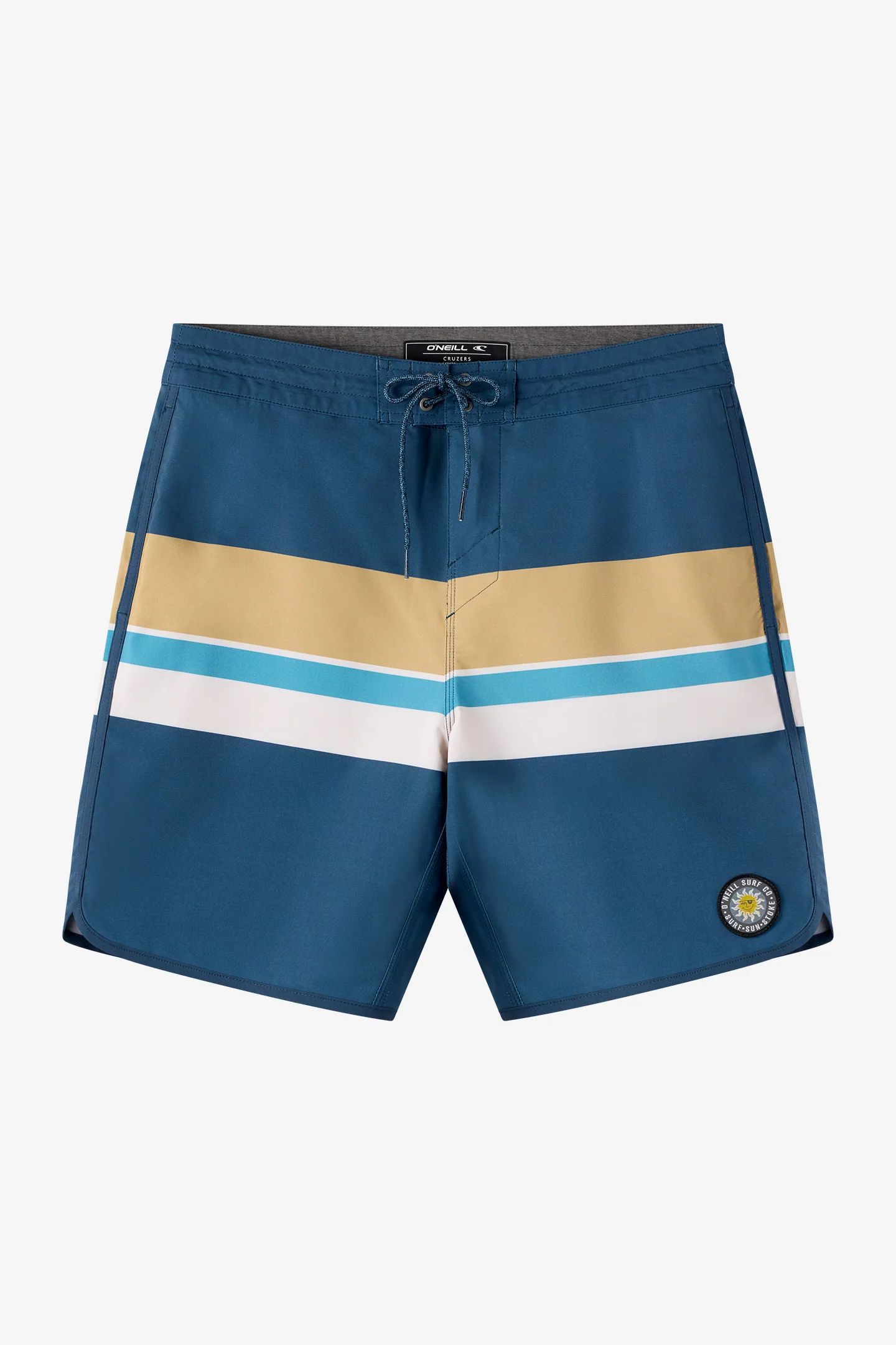 Cruzer Stripe Scallop 18" Boardshorts
