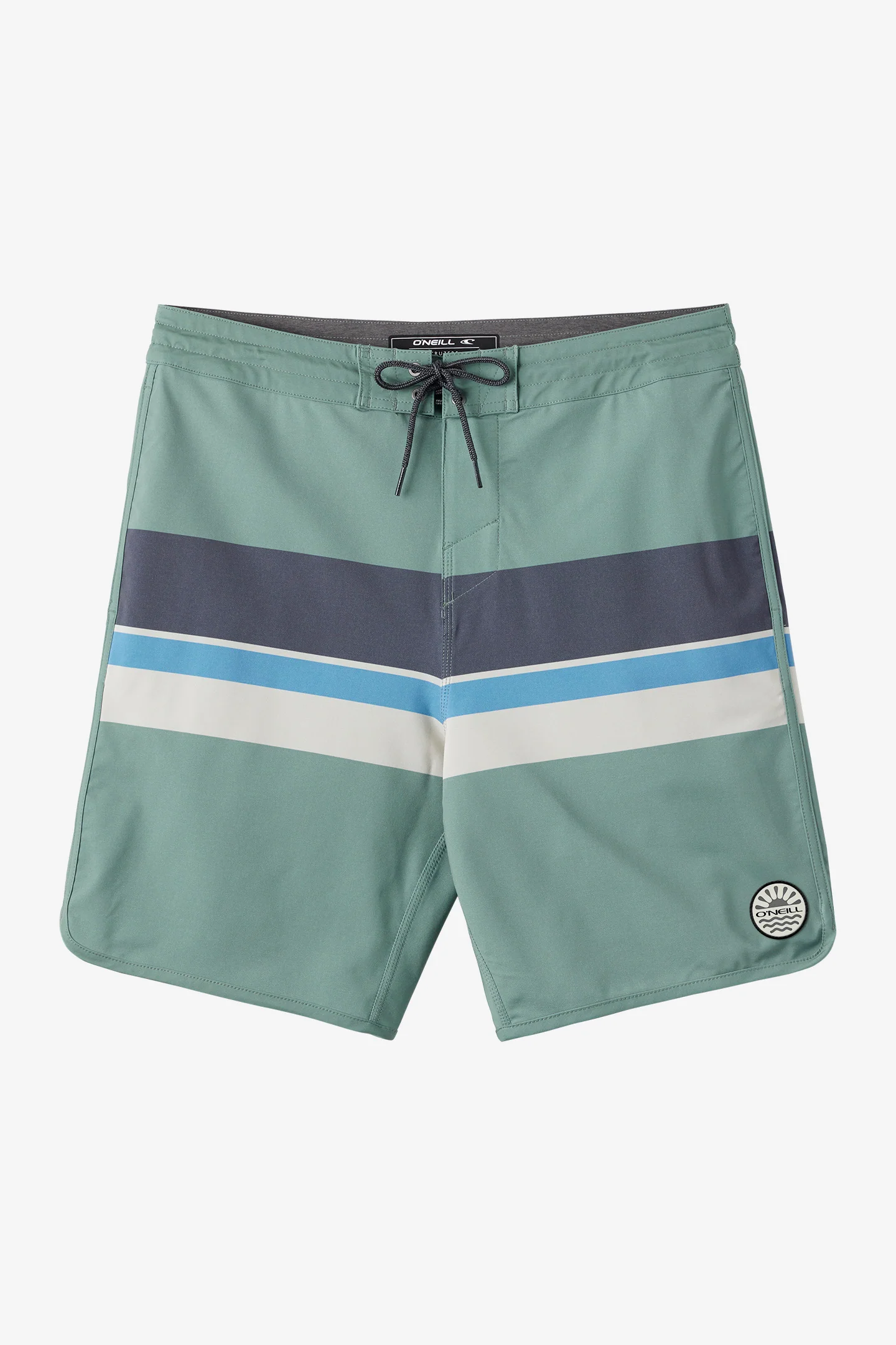 Cruzer Stripe Scallop 18" Boardshorts - Image 2
