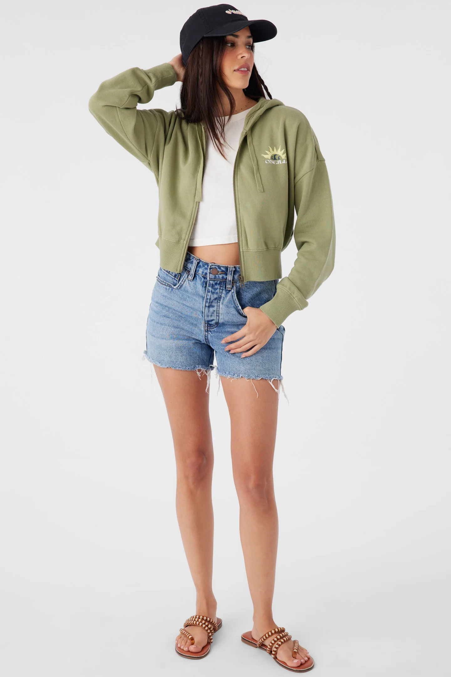Darcie Hooded Zip Fleece Jacket - Image 3