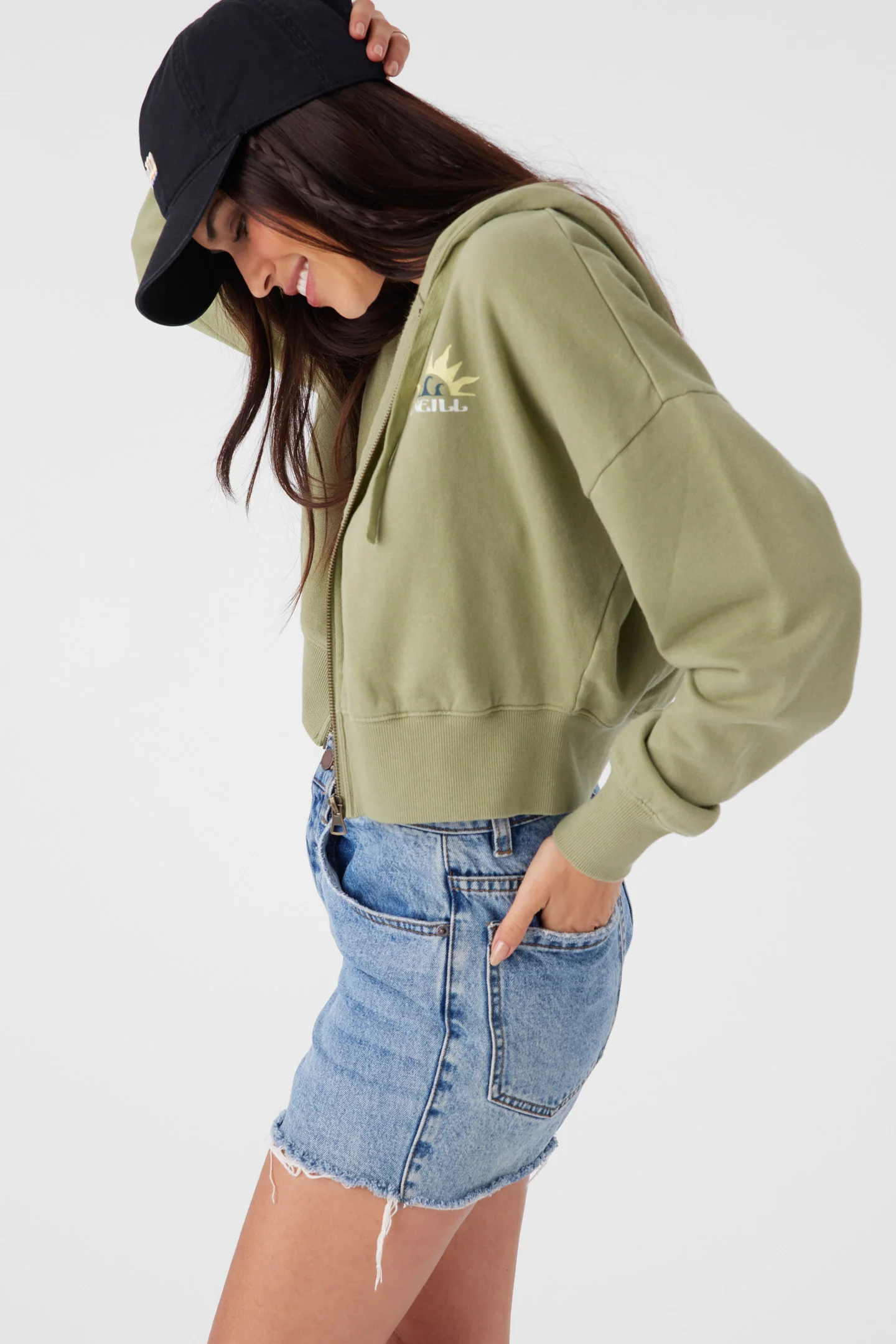 Darcie Hooded Zip Fleece Jacket - Image 6