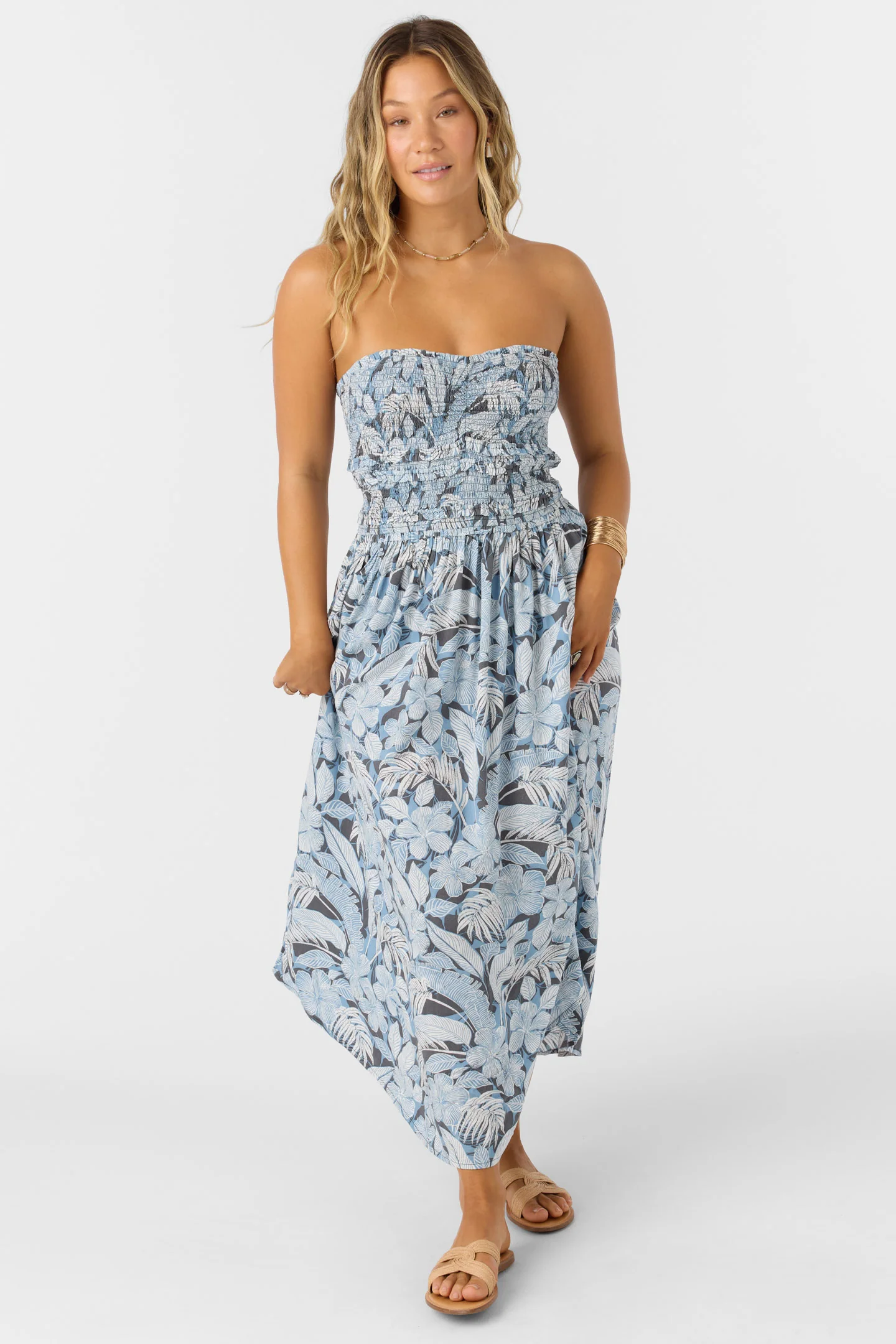 Devyn Palmetto Floral Midi Dress - Image 2