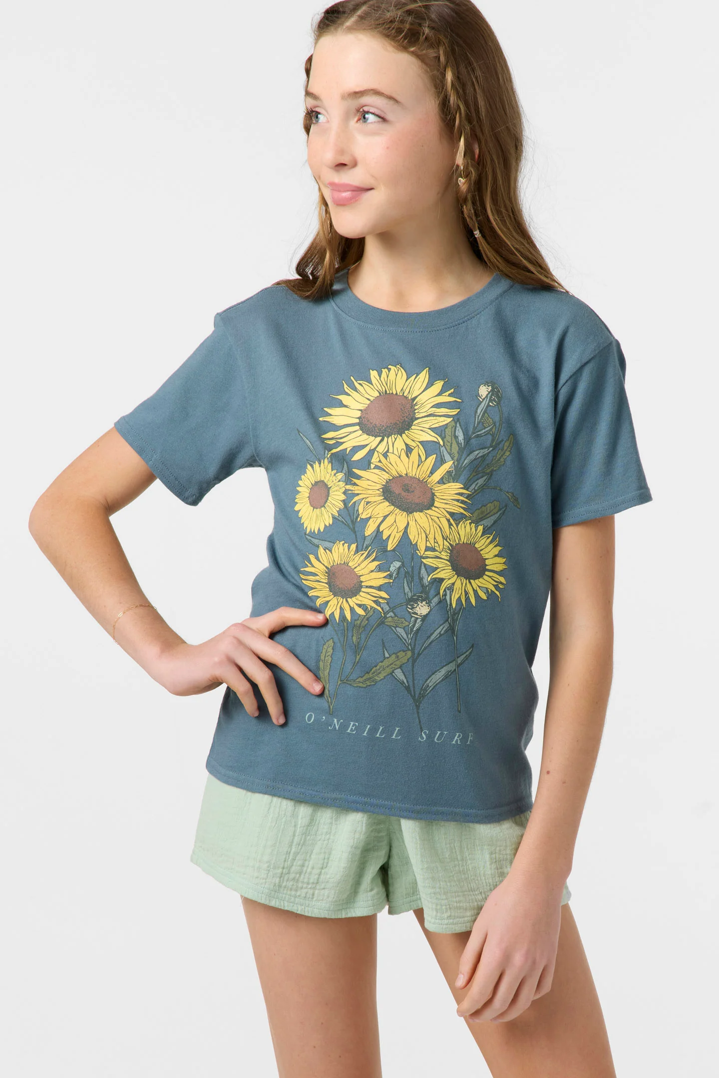Girl's Botanic Blossom Tee - Image 6