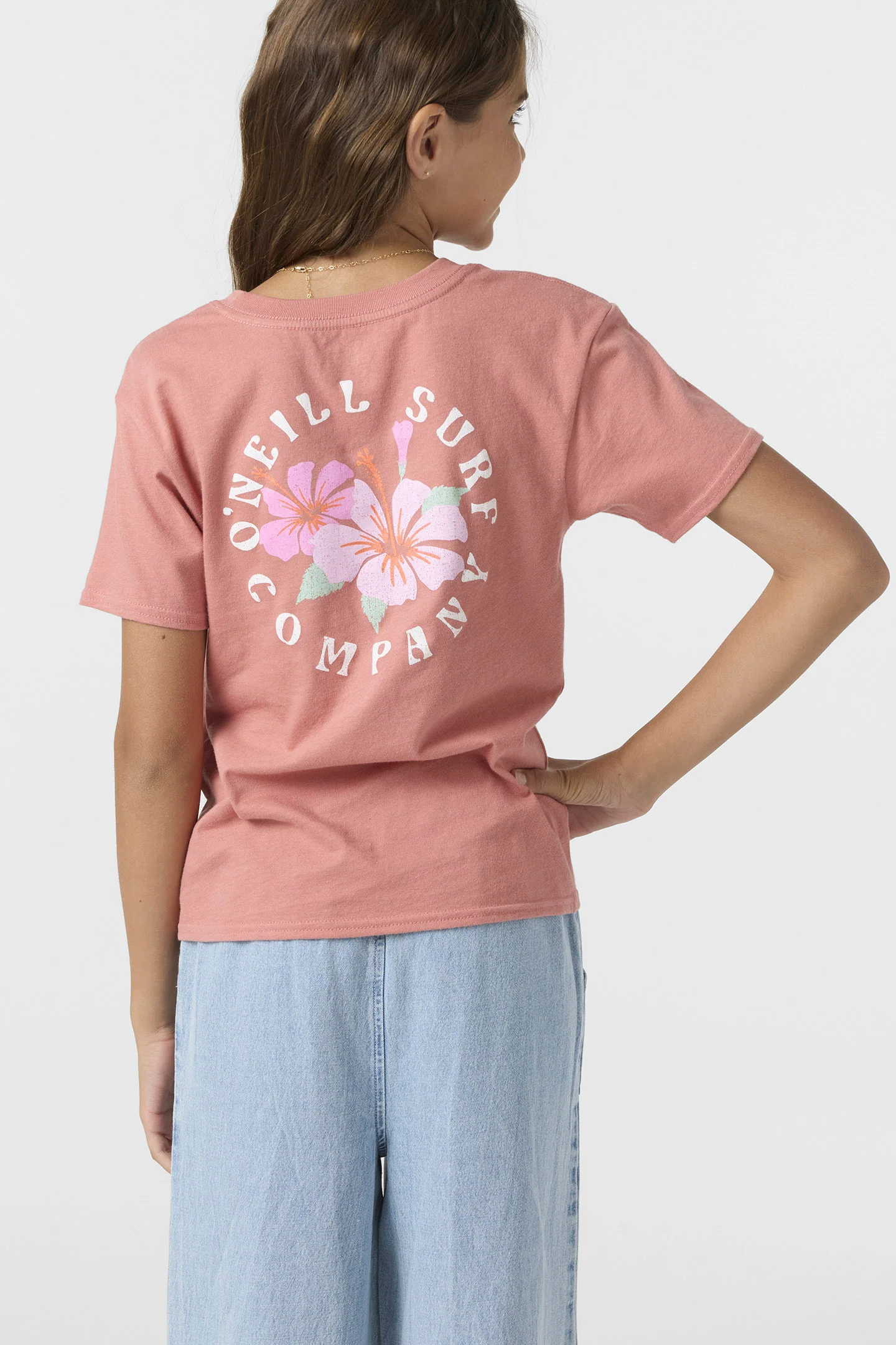 Girl's Coast Hibiscus Tee - Image 2