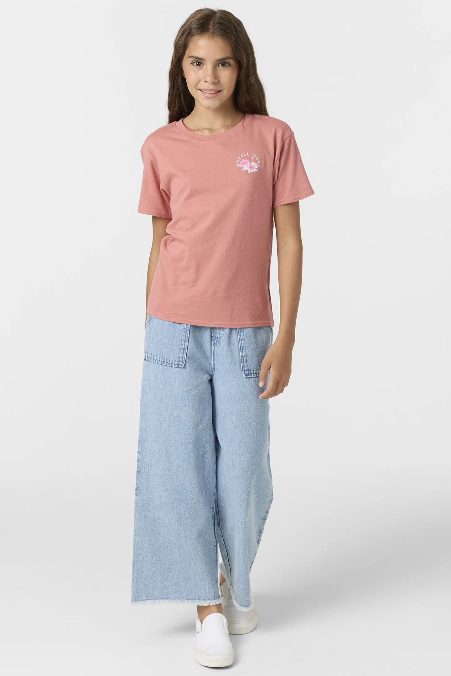Girl's Coast Hibiscus Tee - Image 3
