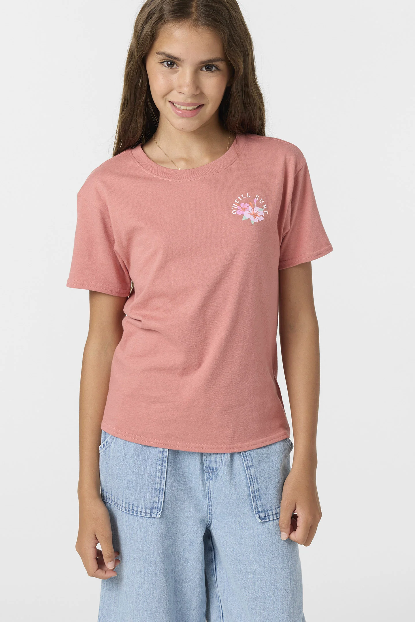 Girl's Coast Hibiscus Tee - Image 5