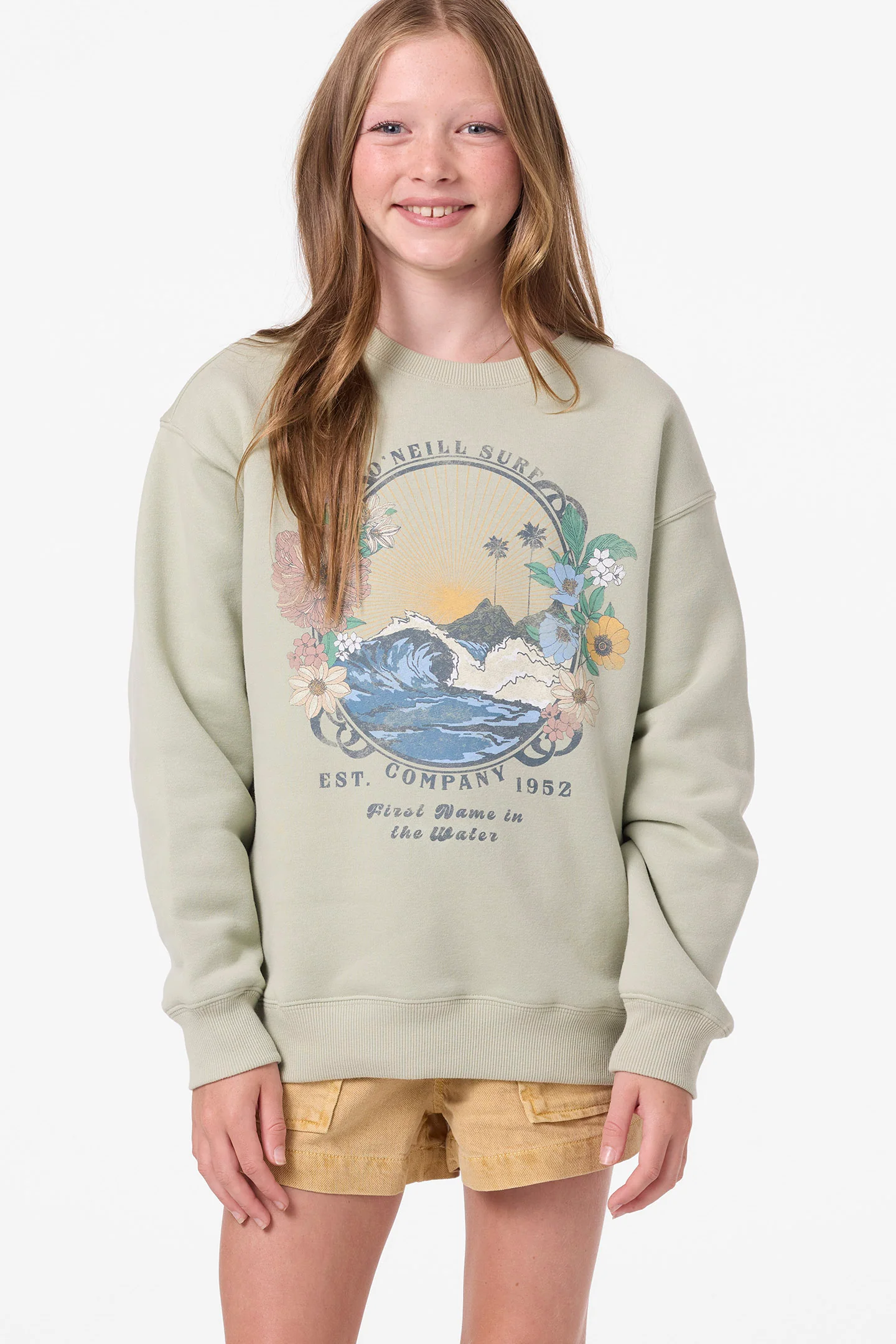 Girl's Skylar Crew Neck Fleece