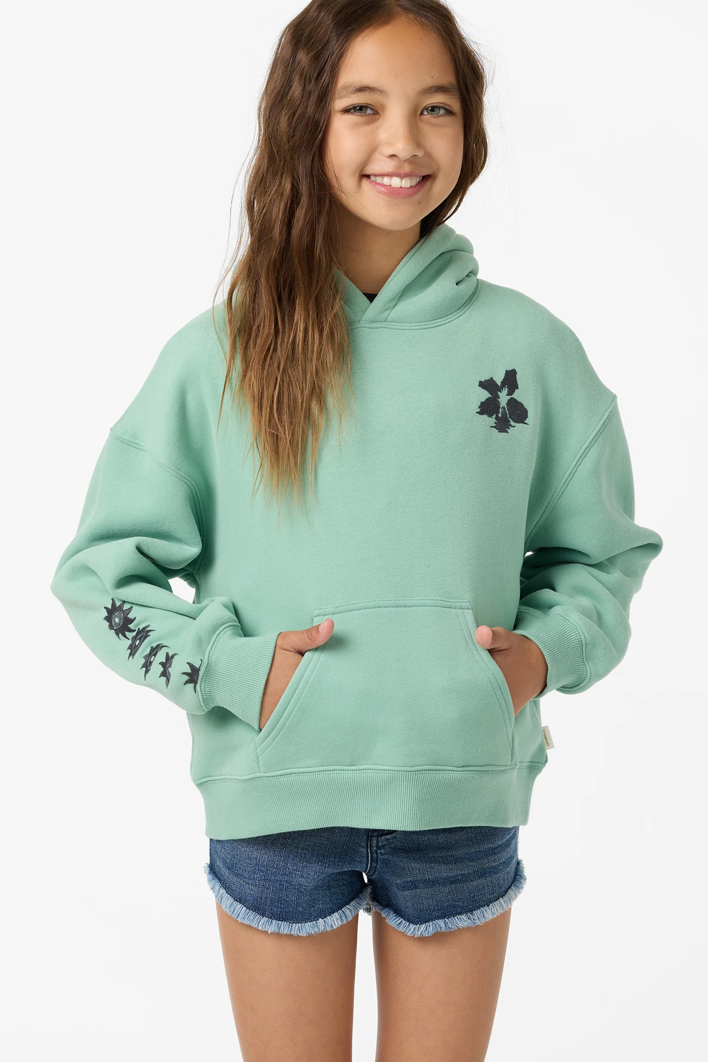 Girl's Tropic Melt Oversized Hoodie