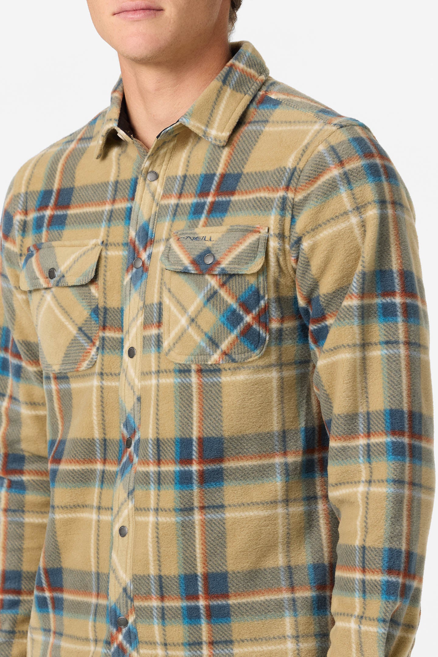 Glacier Plaid Superfleece Standard Fit Long Sleeve Shirt - Image 4