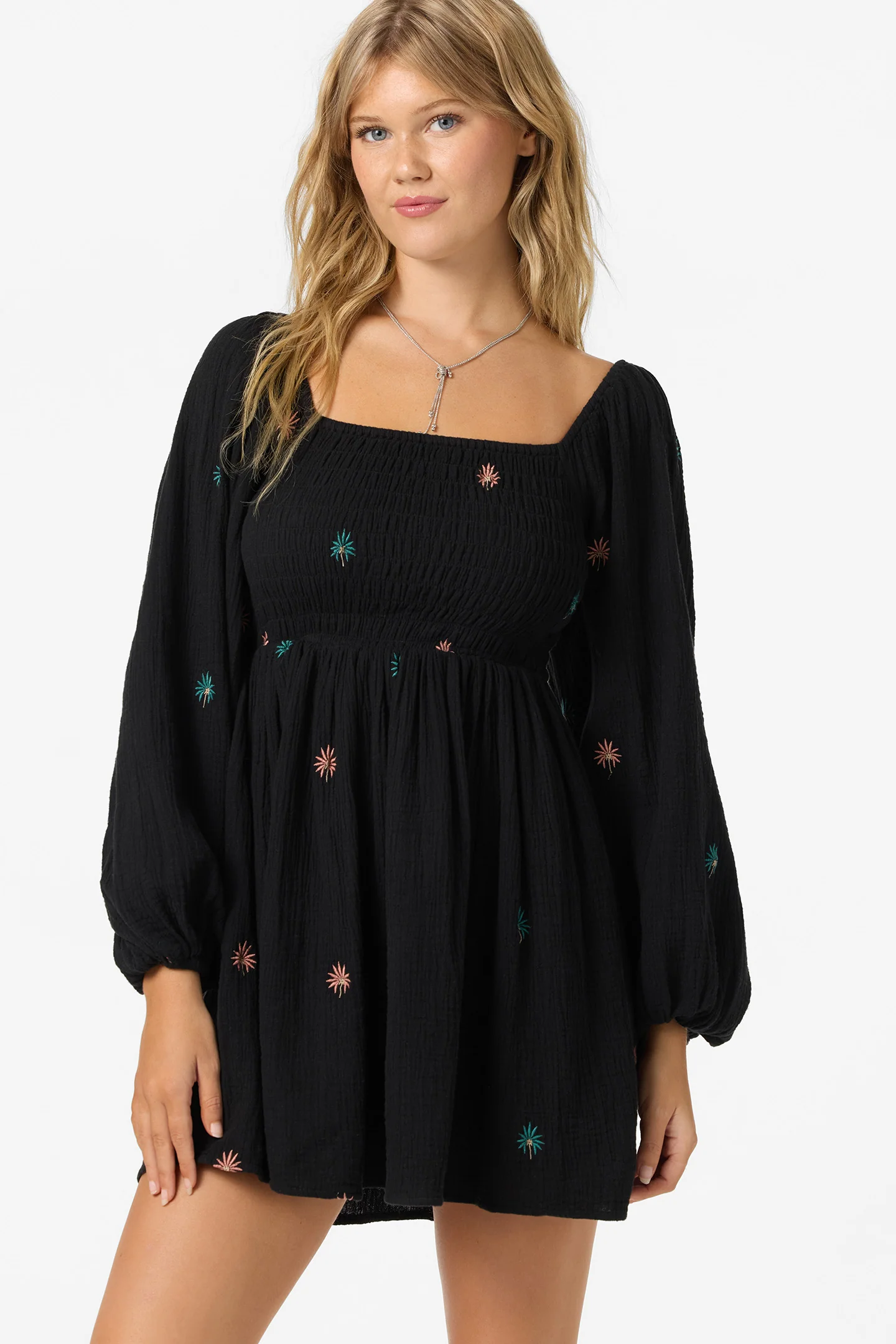 Gracyn Palm Mini Dress - Image 3