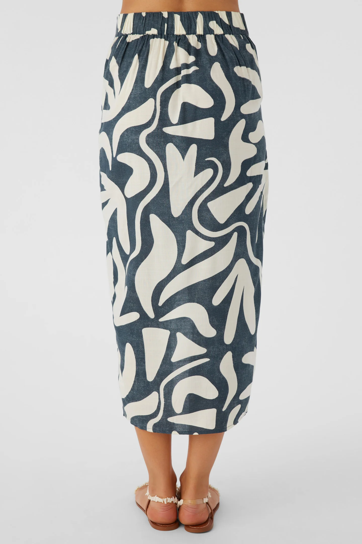 Gretchen Beach Hut Geo Knot Wrap Midi Skirt - Image 6