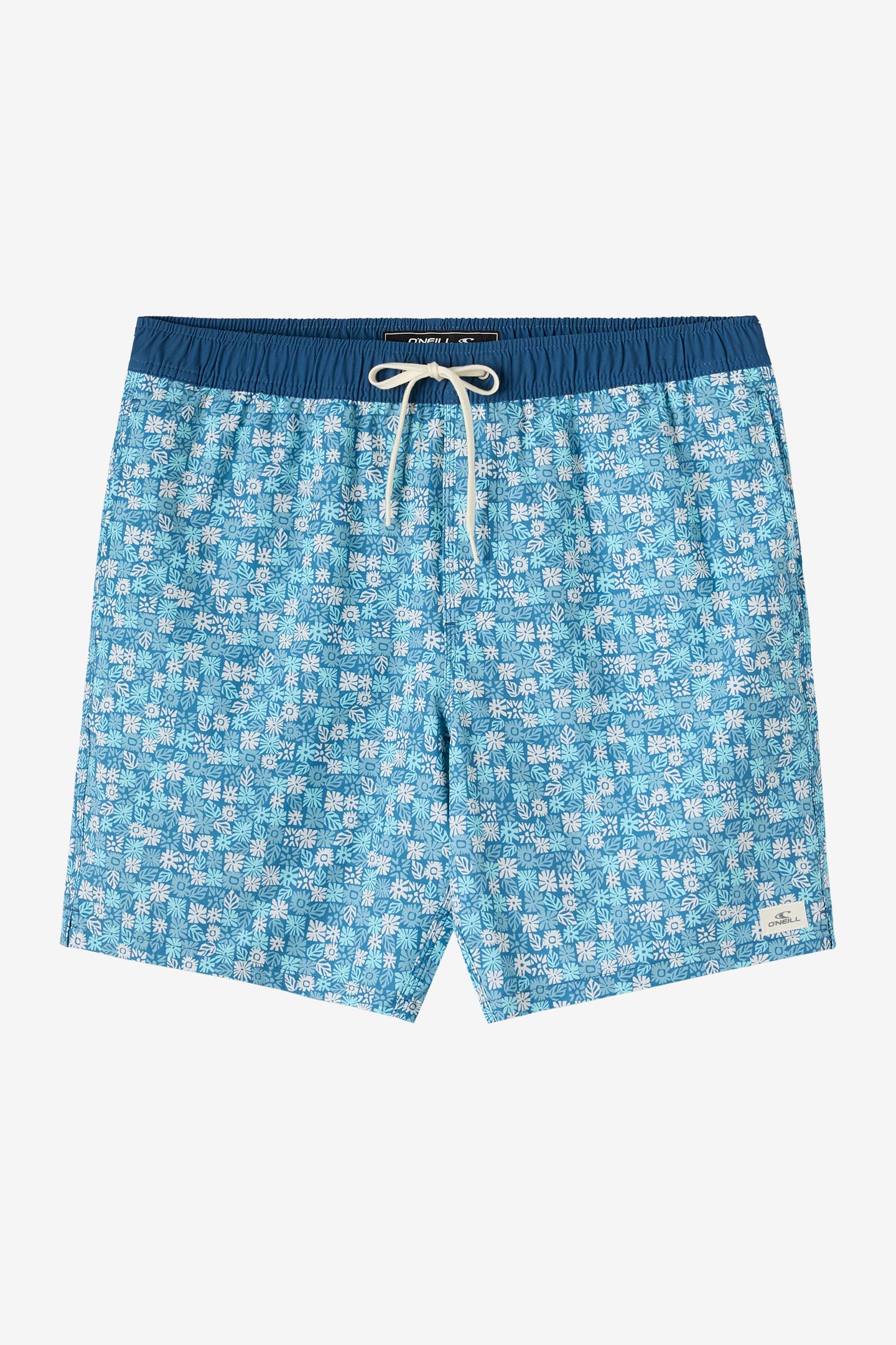 Hermosa Elastic Waist 17" Swim Trunks