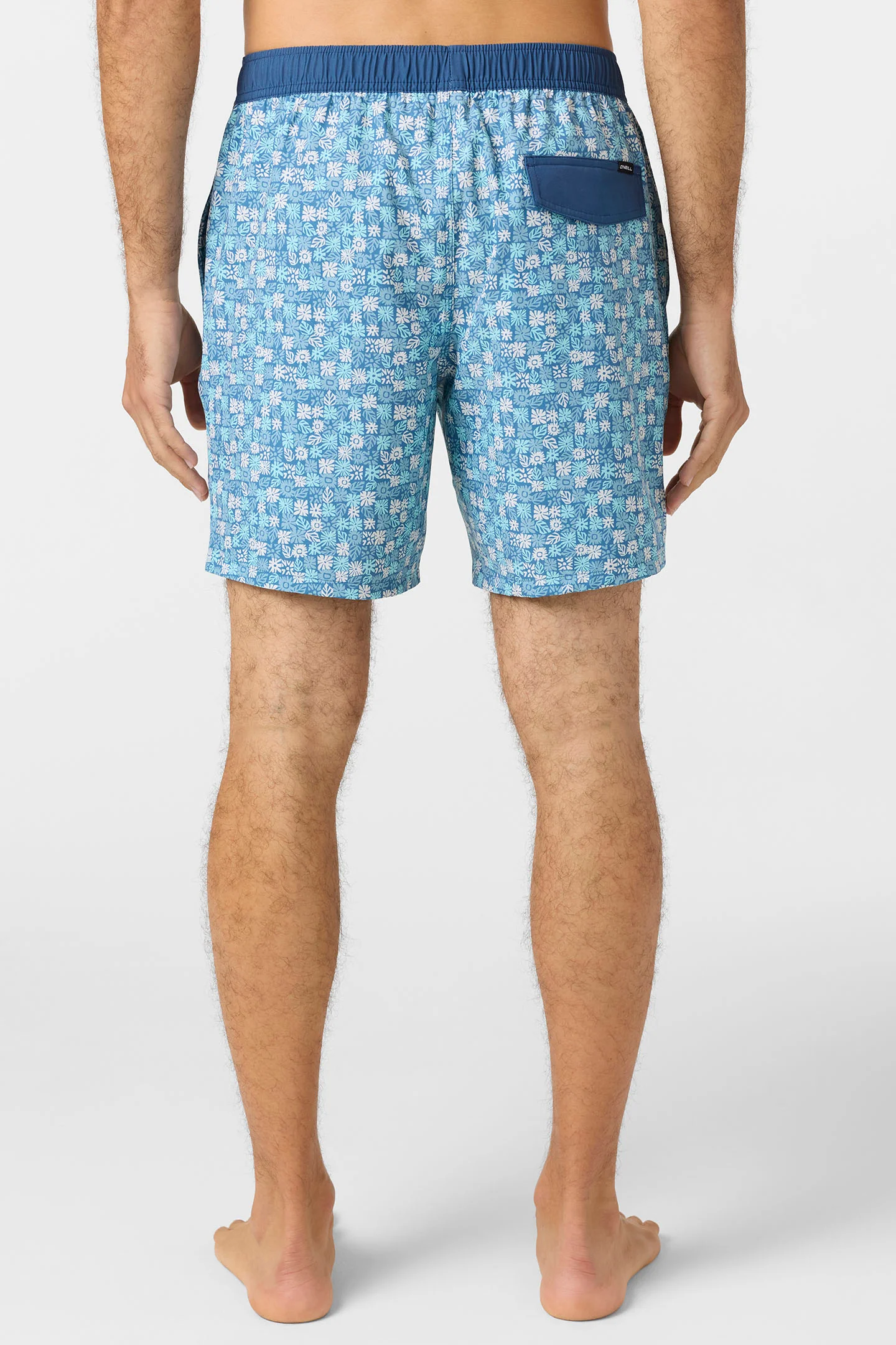 Hermosa Elastic Waist 17" Swim Trunks - Image 4