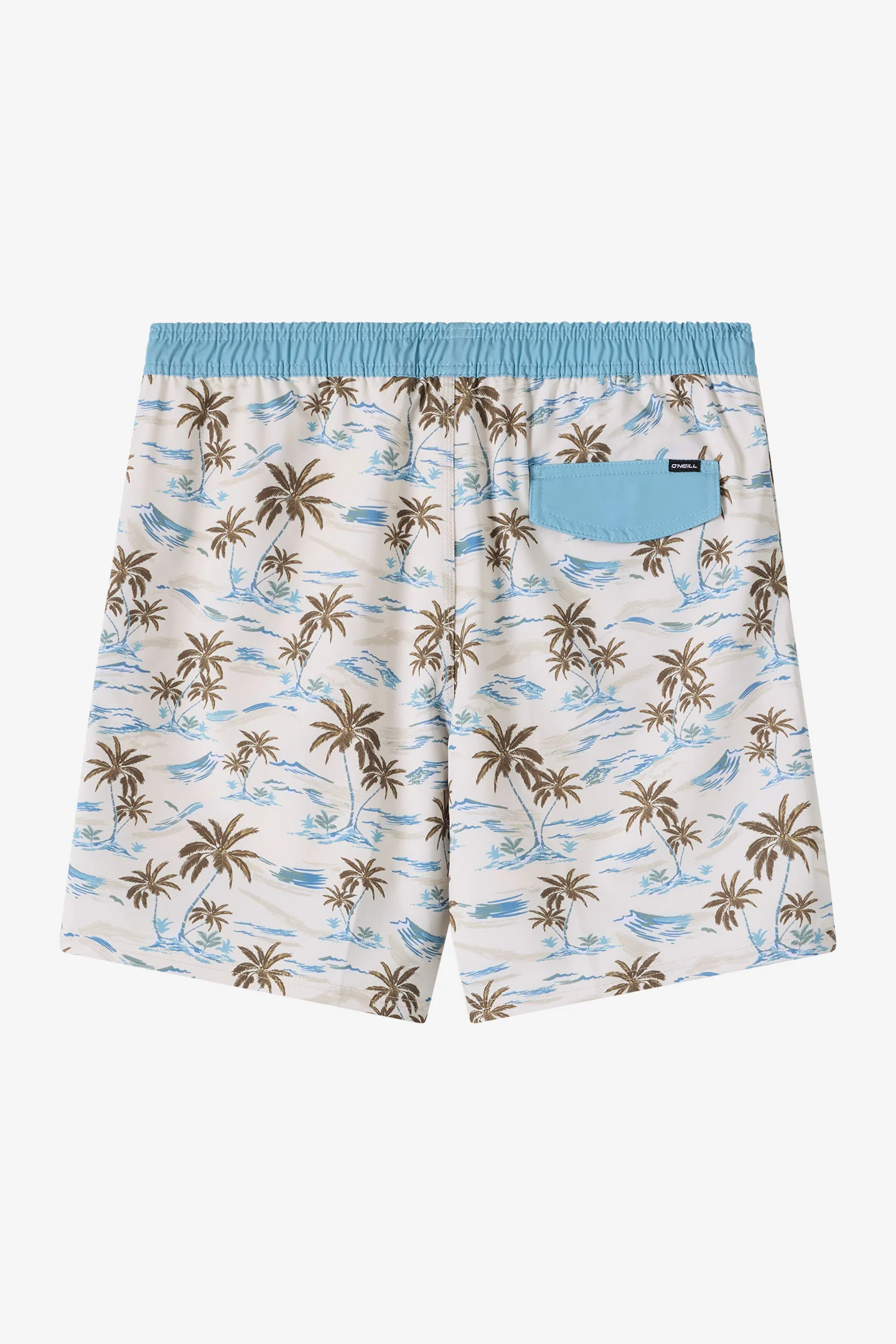 Hermosa Elastic Waist Lined 17" Swim Trunks - Image 7
