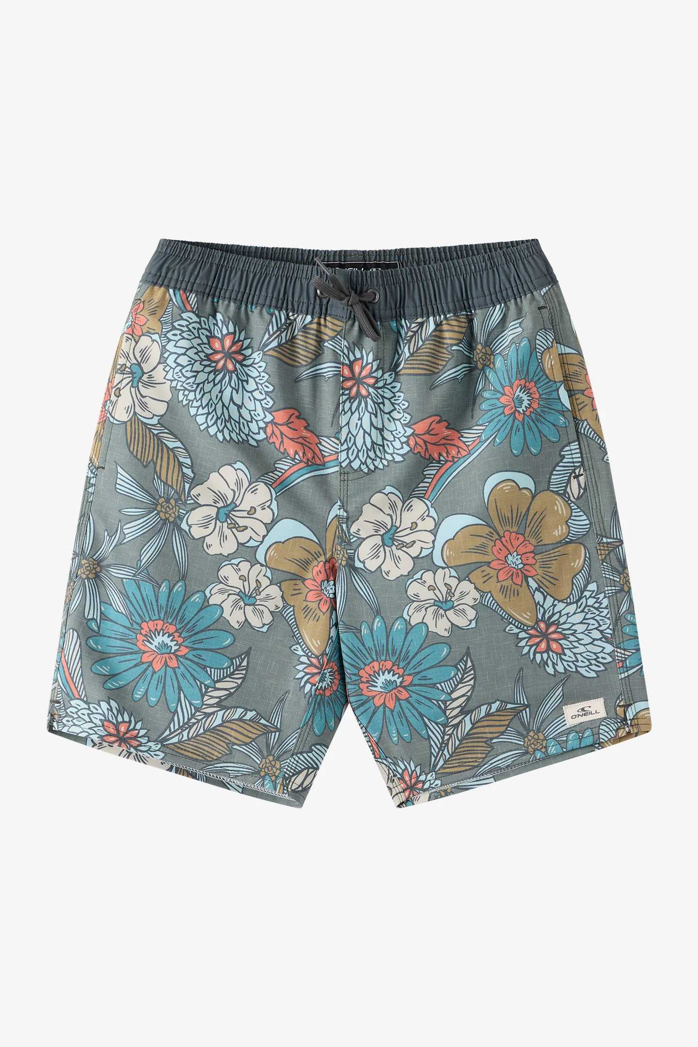 Boy's Hermosa Elastic Waist Lined 16" Swim Trunks