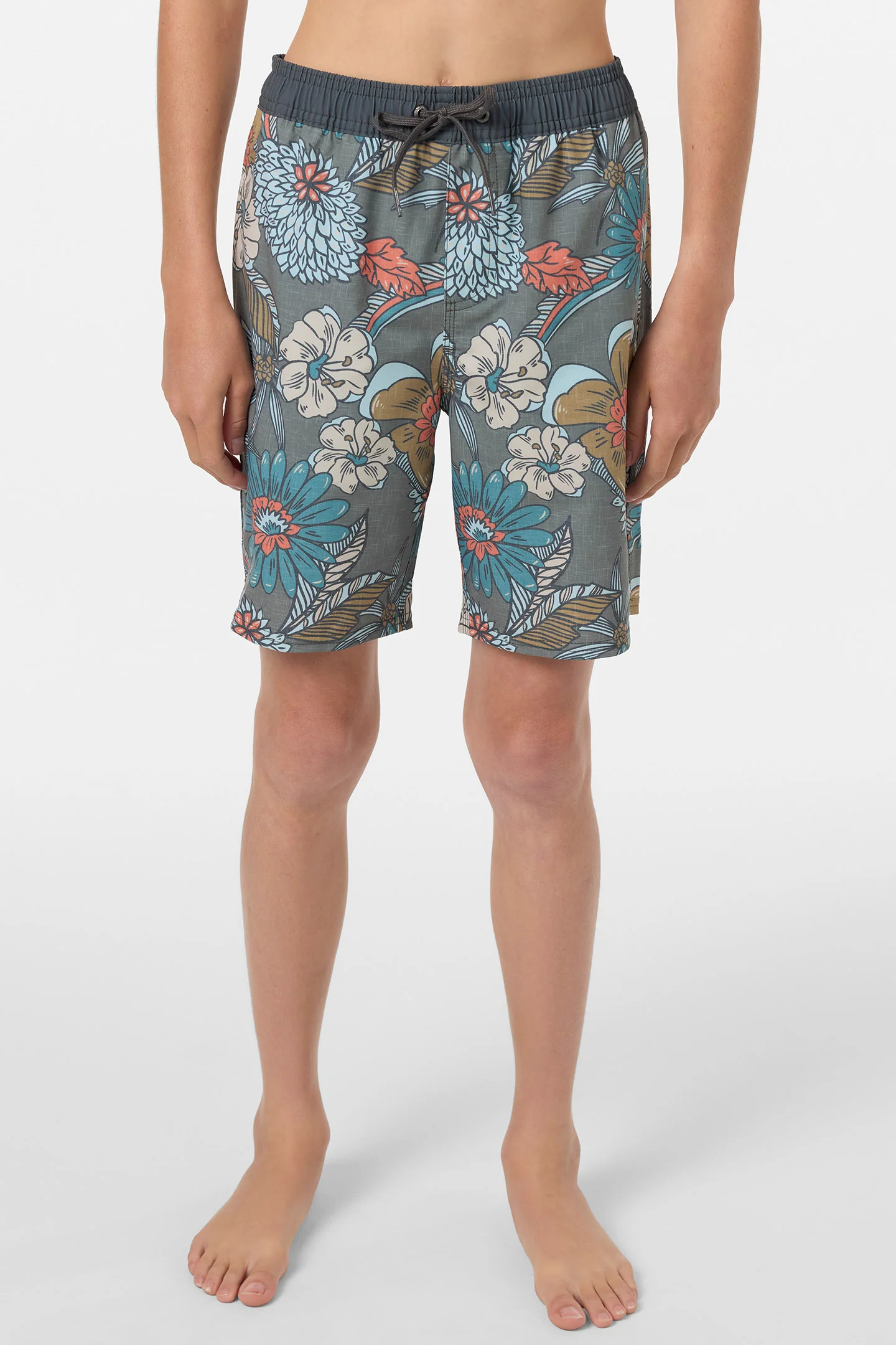 Boy's Hermosa Elastic Waist Lined 16" Swim Trunks - Image 2