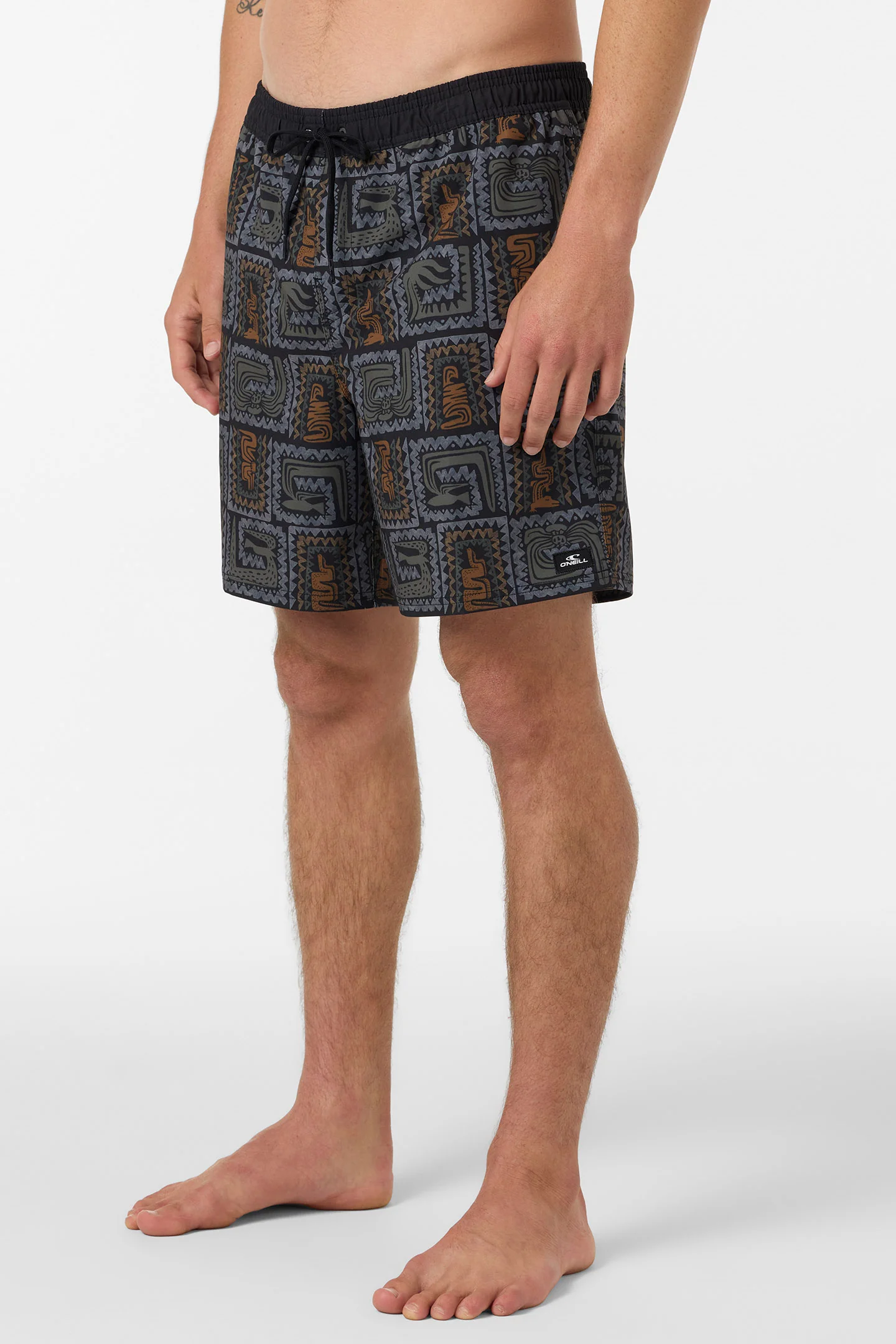 Hermosa Elastic Waist Lined 17" Swim Trunks - Image 4