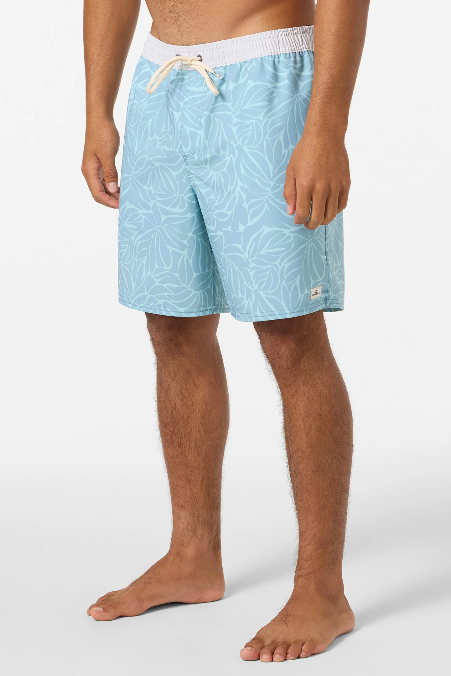 Hermosa Elastic Waist Lined 17" Swim Trunks - Image 3