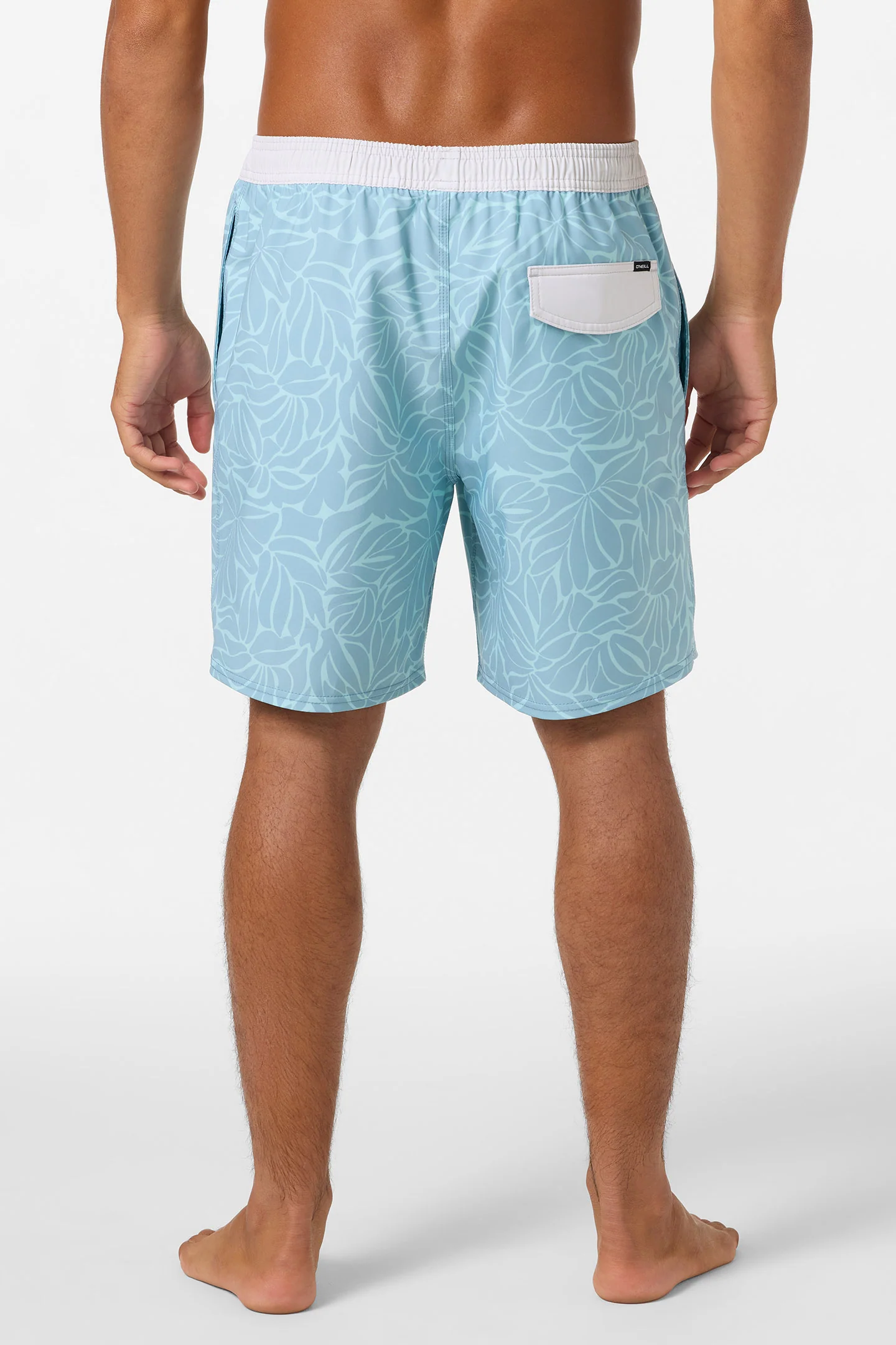 Hermosa Elastic Waist Lined 17" Swim Trunks - Image 4