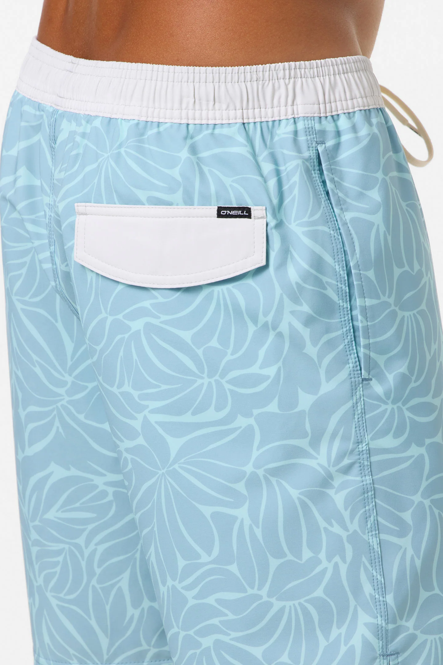 Hermosa Elastic Waist Lined 17" Swim Trunks - Image 5