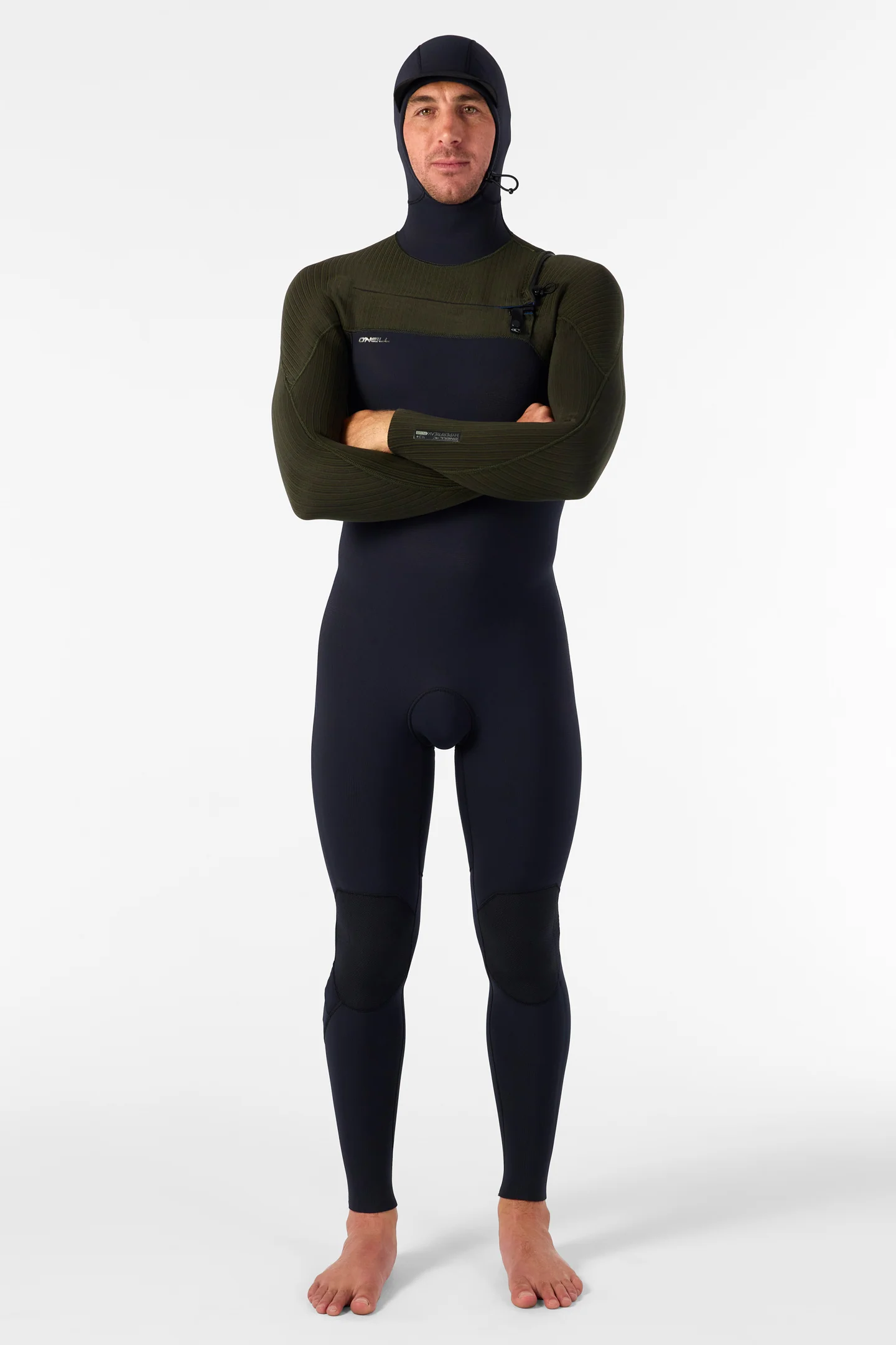 Hyperfreak 4/3mm+ Chest Zip Full Wetsuit W/ Hood - Image 4