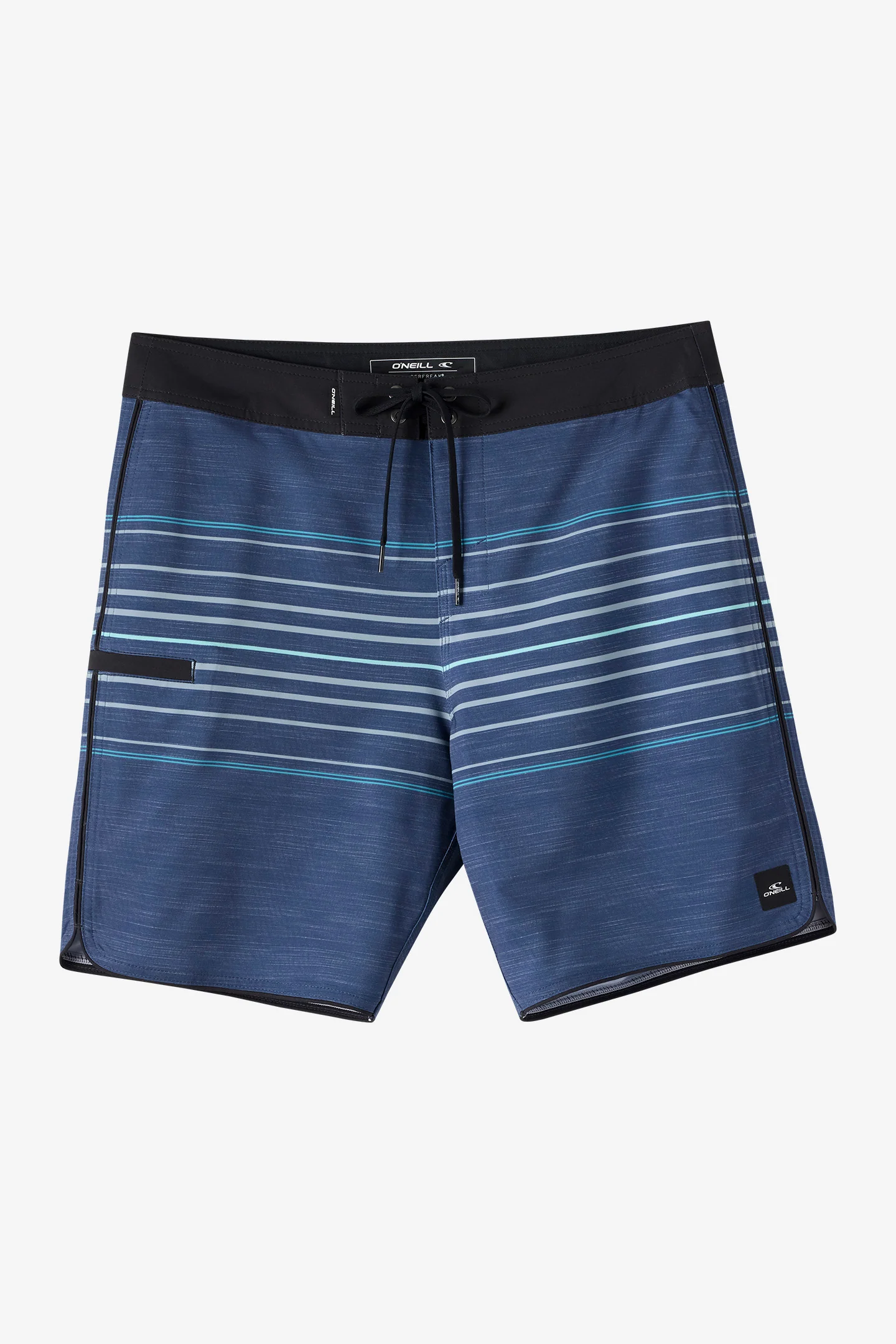 Boy's Hyperfreak Heat Stripe Scallop 16" Boardshorts