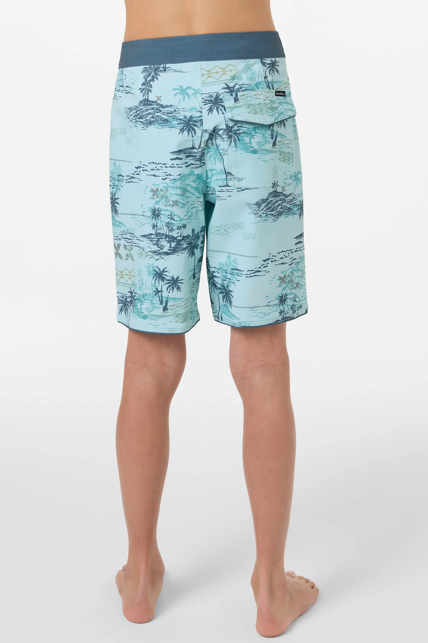 Boy's Hyperfreak Mysto Scallop 17" Boardshorts - Image 4