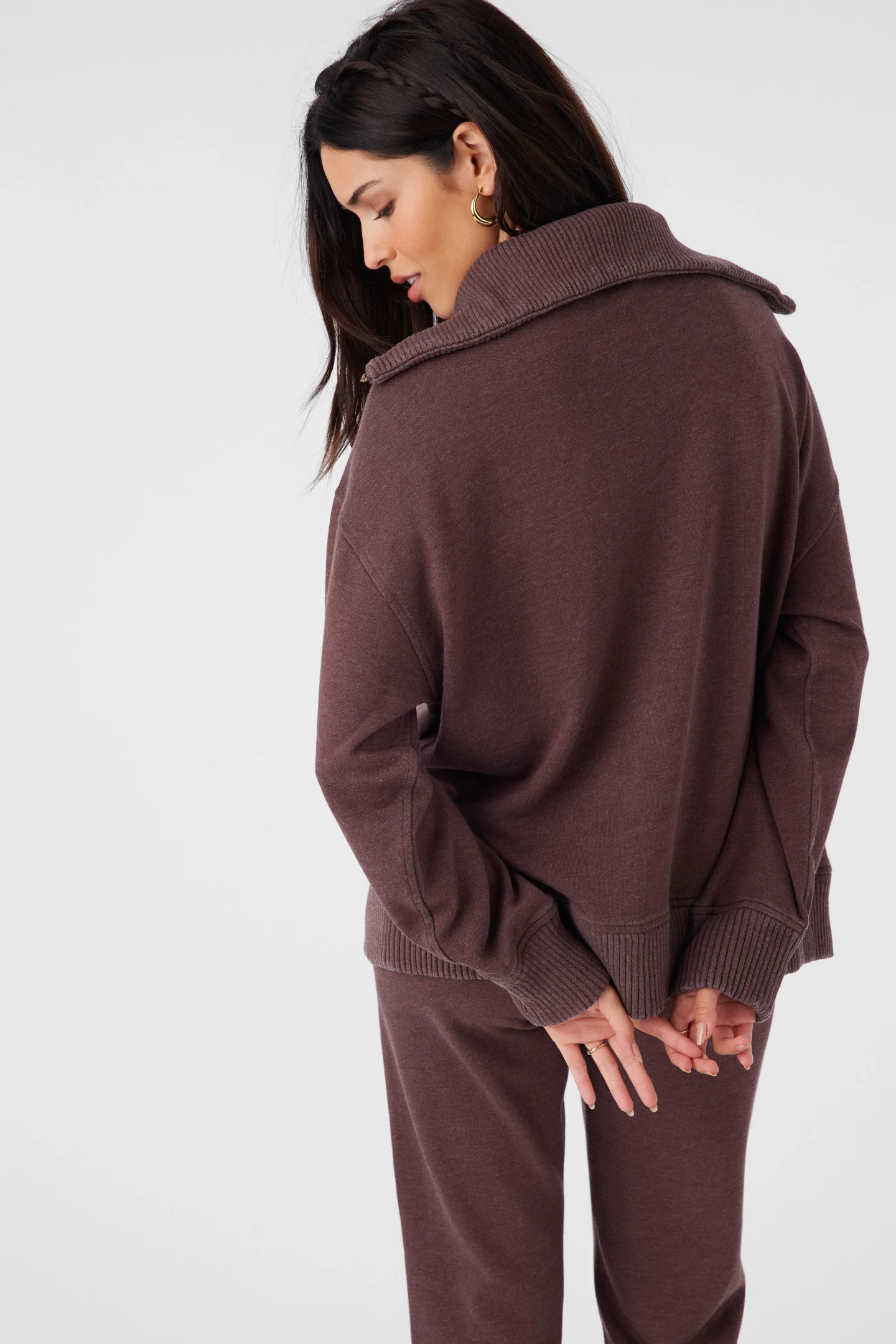 Karma French Terry Half Zip Pullover - Image 2