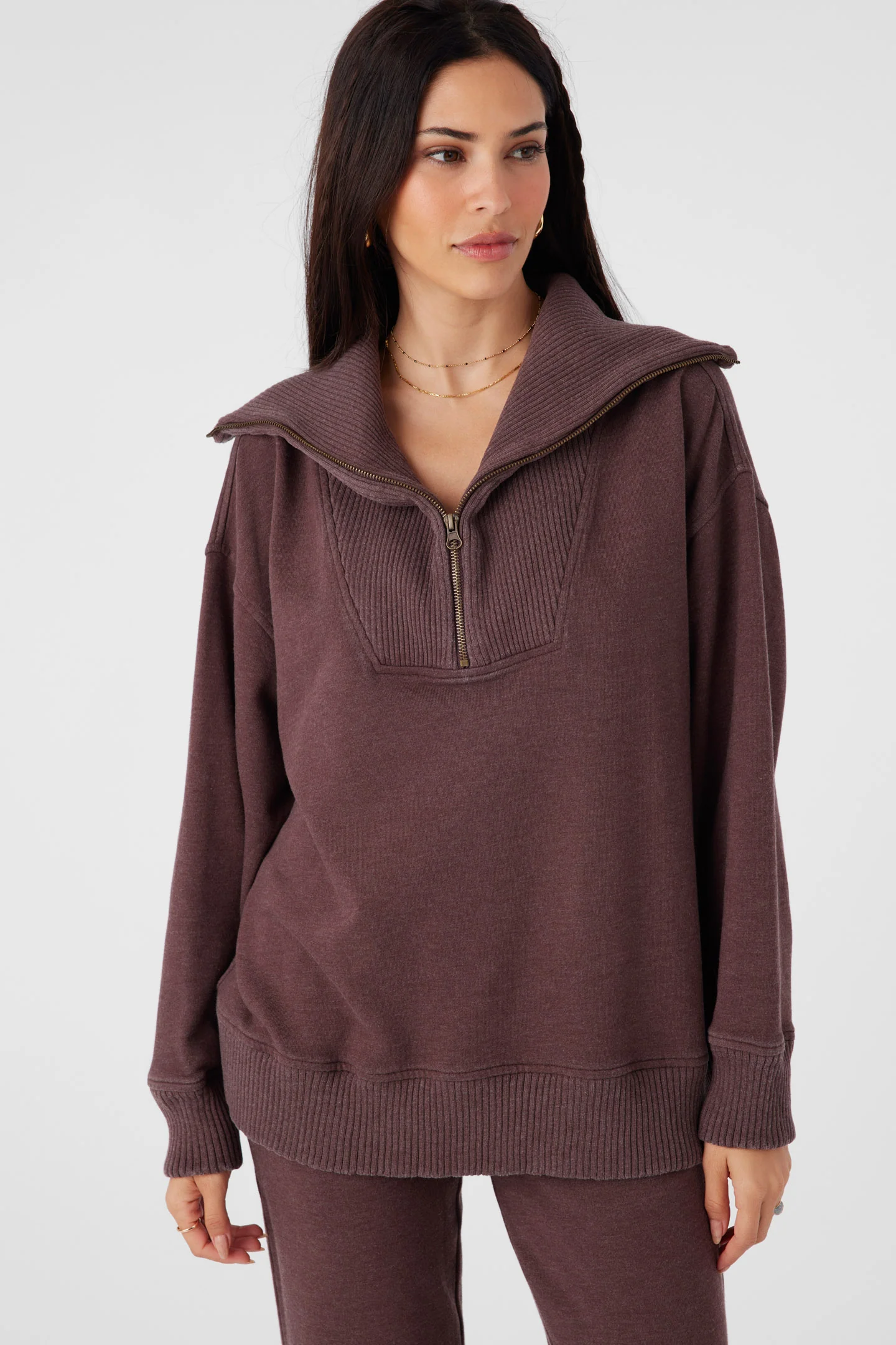 Karma French Terry Half Zip Pullover - Image 7