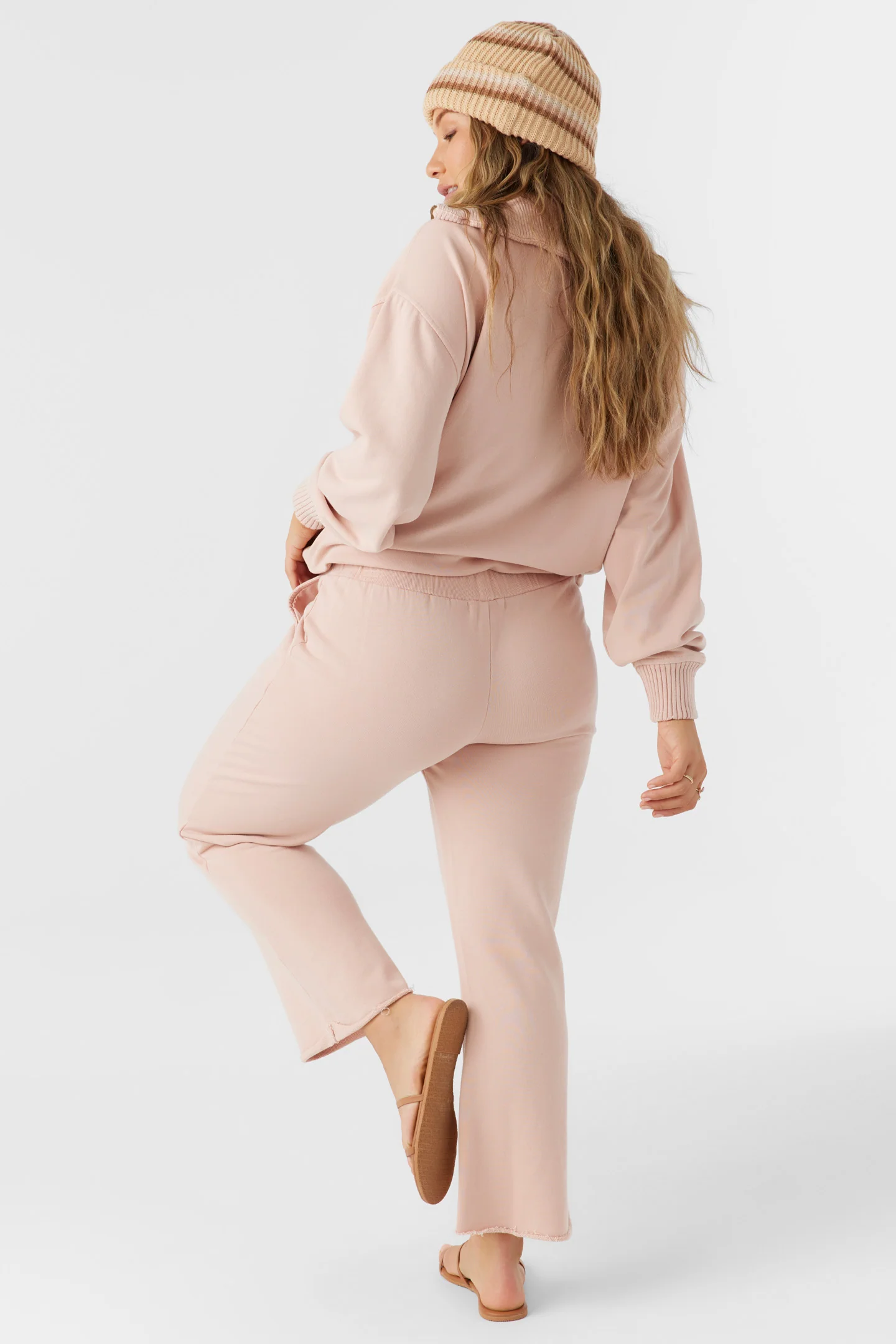 Karma French Terry Cropped Lounge Pants - Image 7