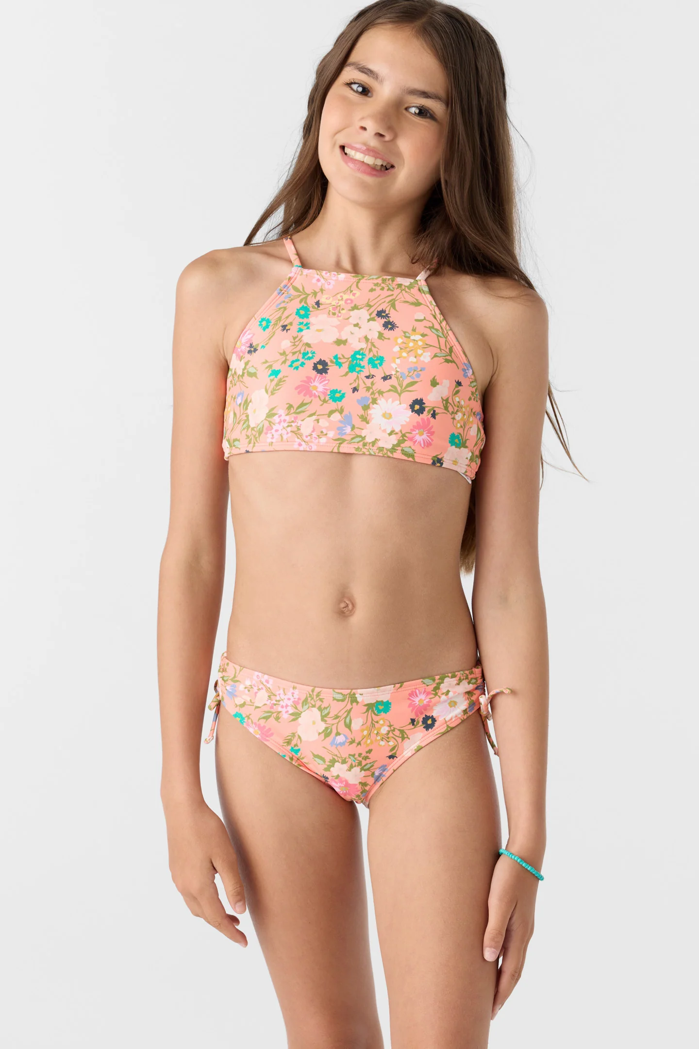 Girl's Kelly Floral High Neck Set - Image 6