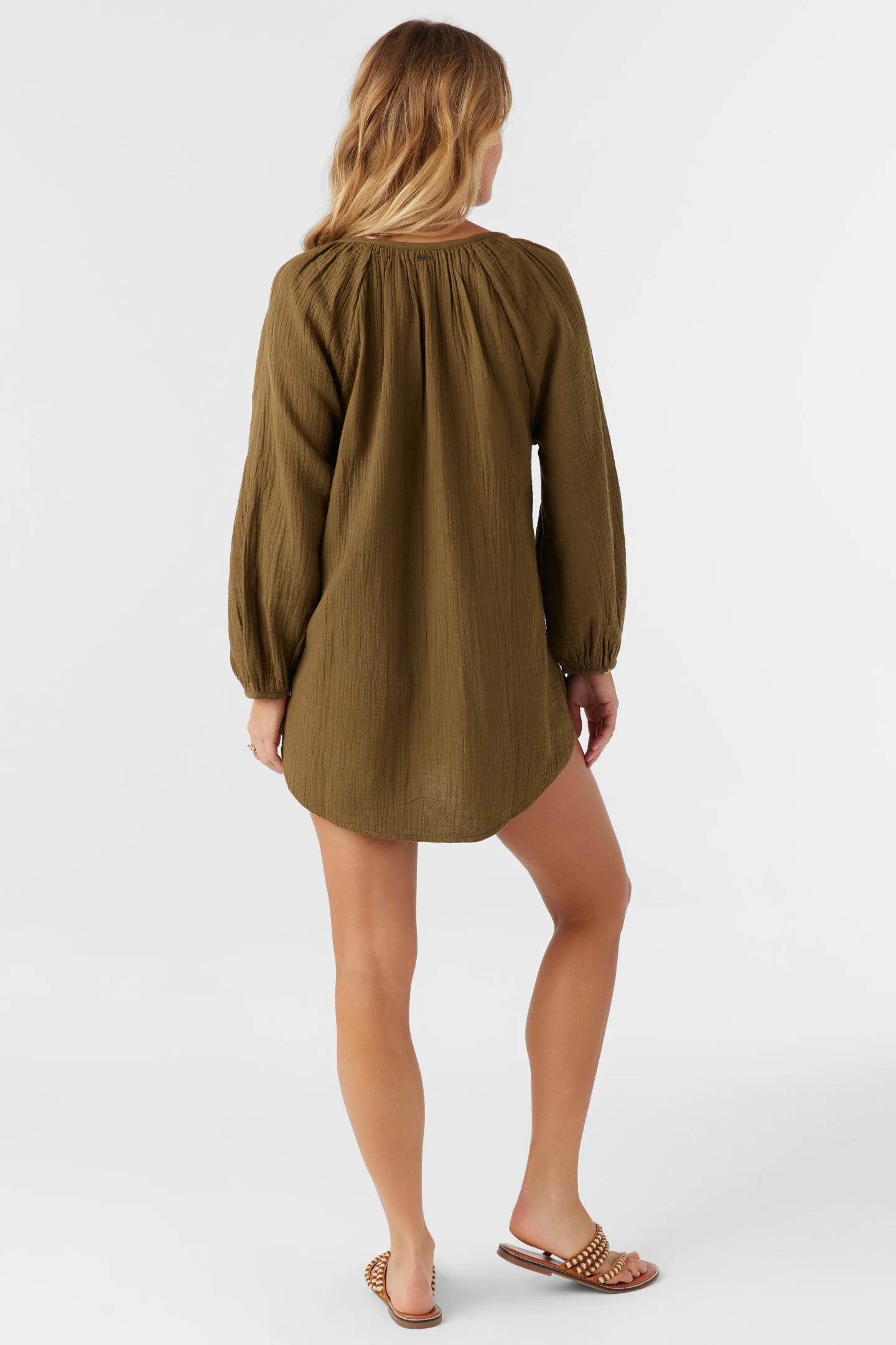 Krysten Crinkle Double Gauze Tunic Swim Cover-Up - Image 8