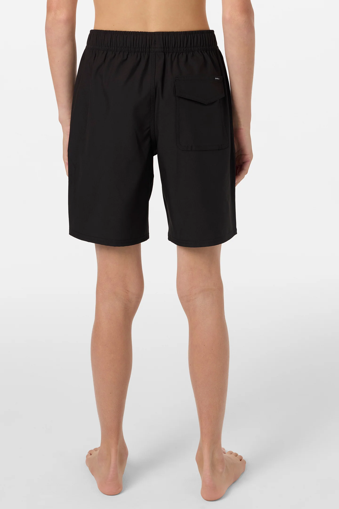 Boy's Lennox Hermosa Solid Volley 16" Swim Trunks - Image 4