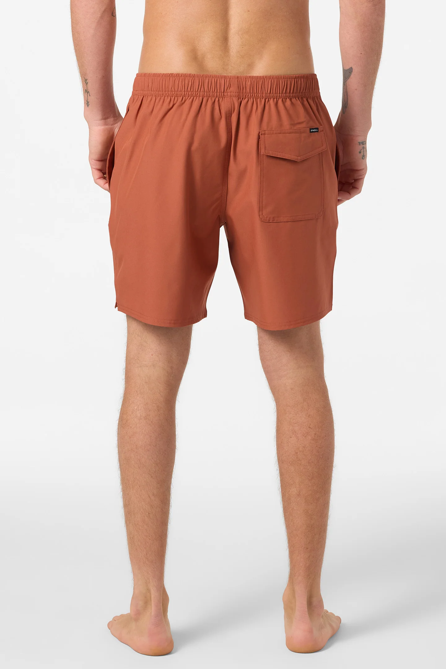 Lennox Hermosa Solid Volley 17" Swim Trunks - Image 4