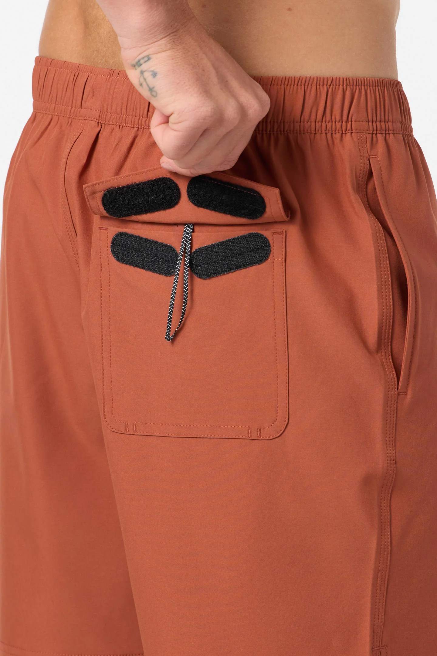 Lennox Hermosa Solid Volley 17" Swim Trunks - Image 5