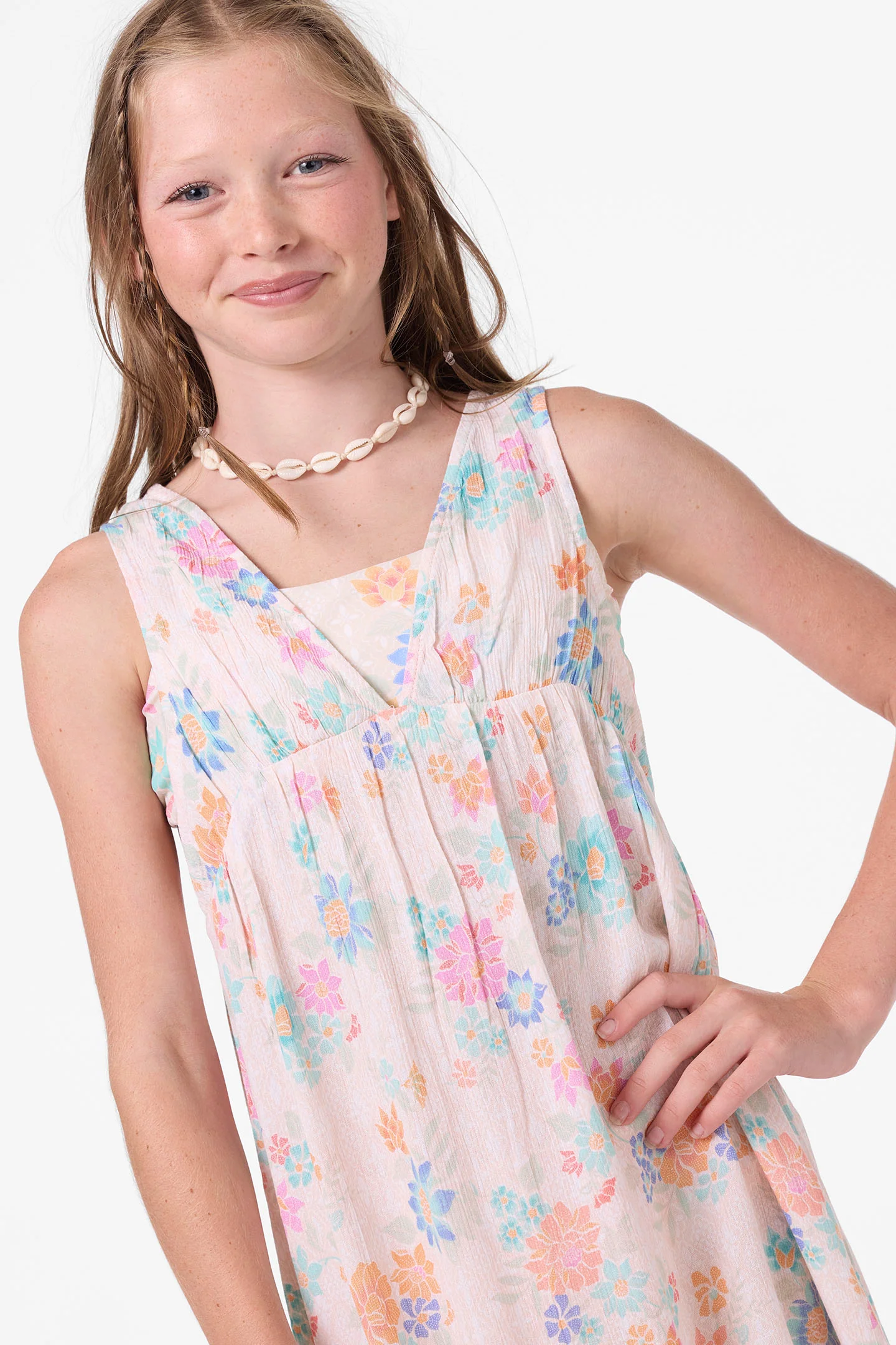 Girl's Letty Printed Cover Up Dress - Image 4