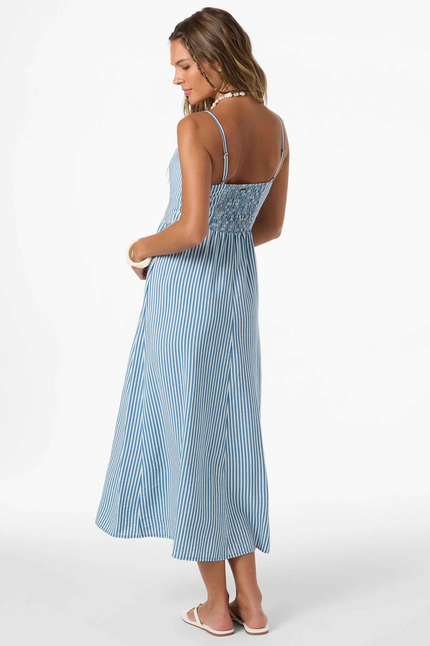 Linden Stripe Midi Dress - Image 3
