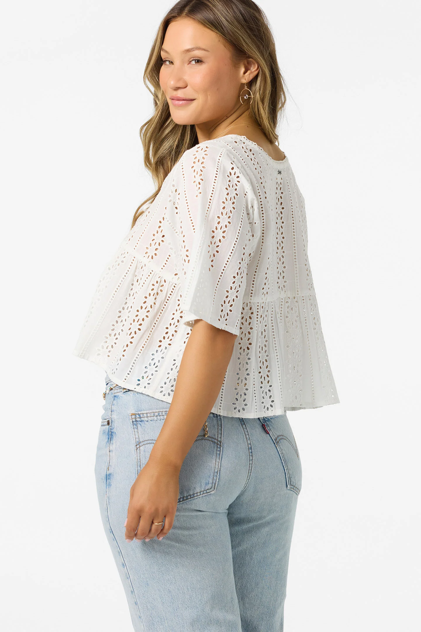 Loni Eyelet Top - Image 3