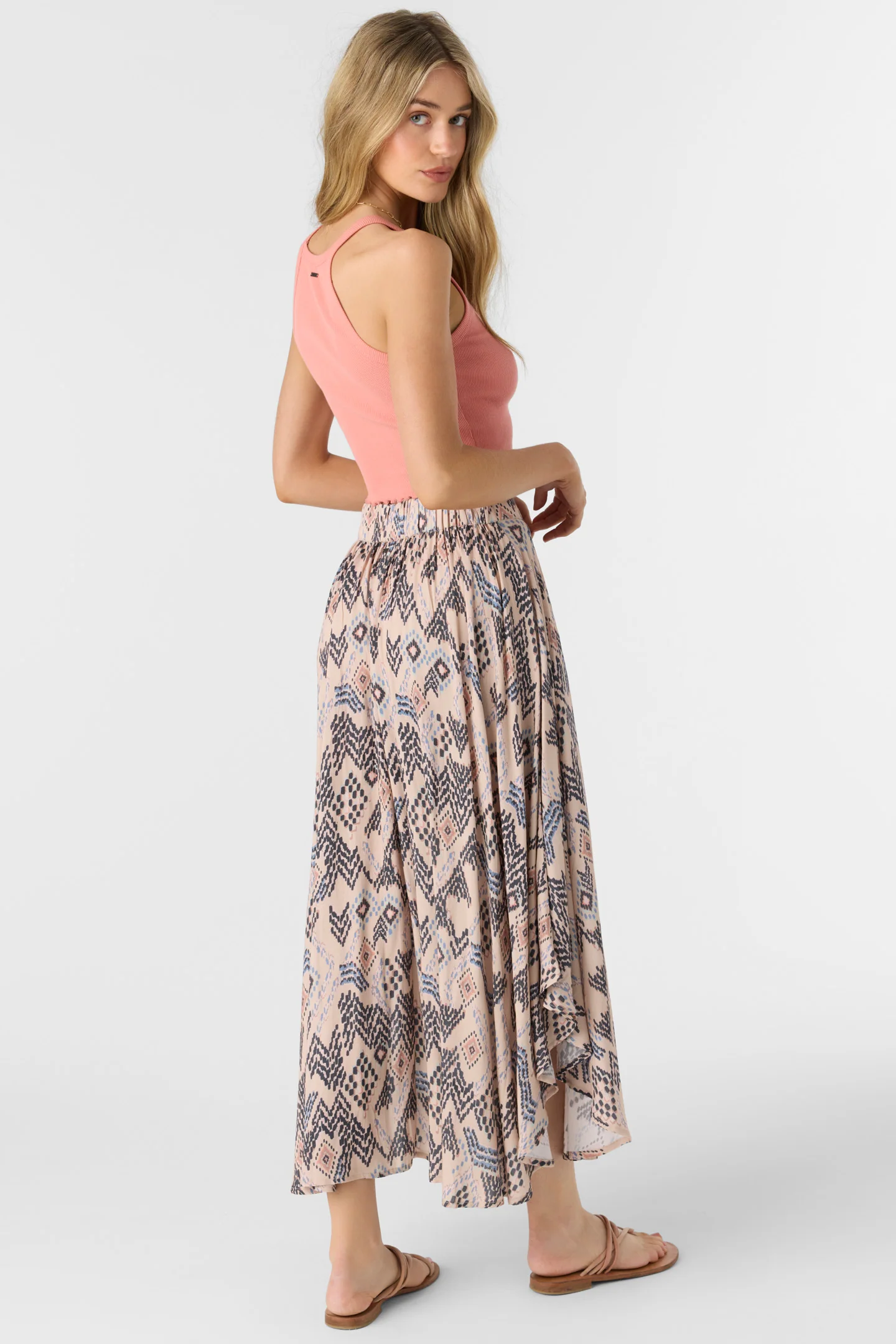 Marnie Palmer Print Midi Skirt - Image 2