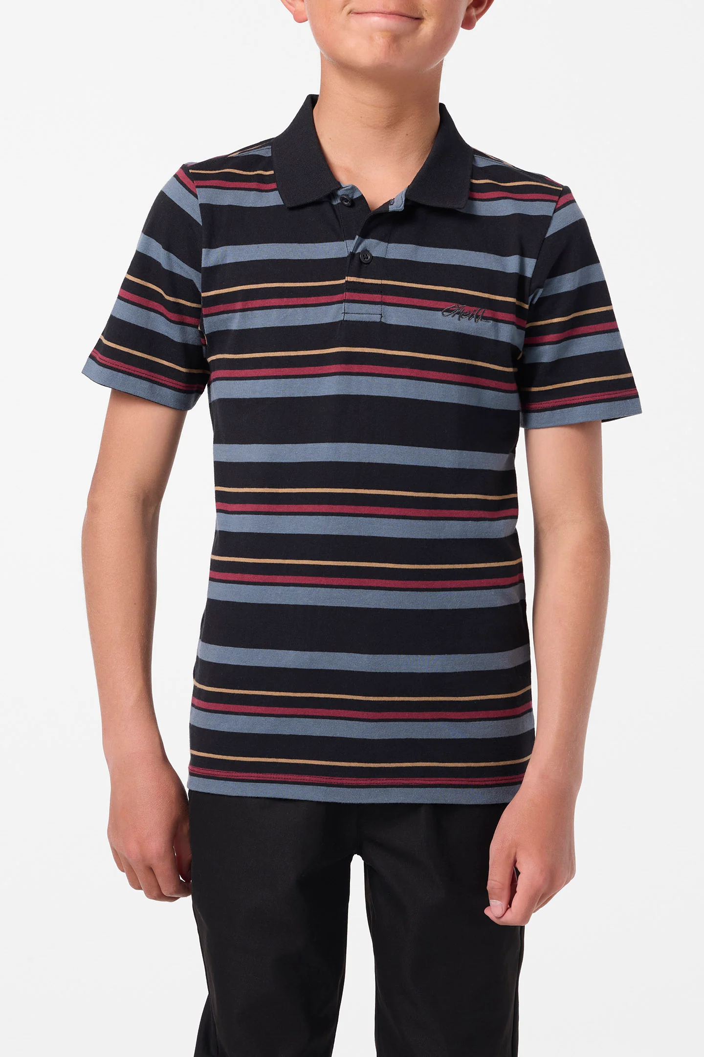 Boy's Novak Knit Polo Shirt - Image 2