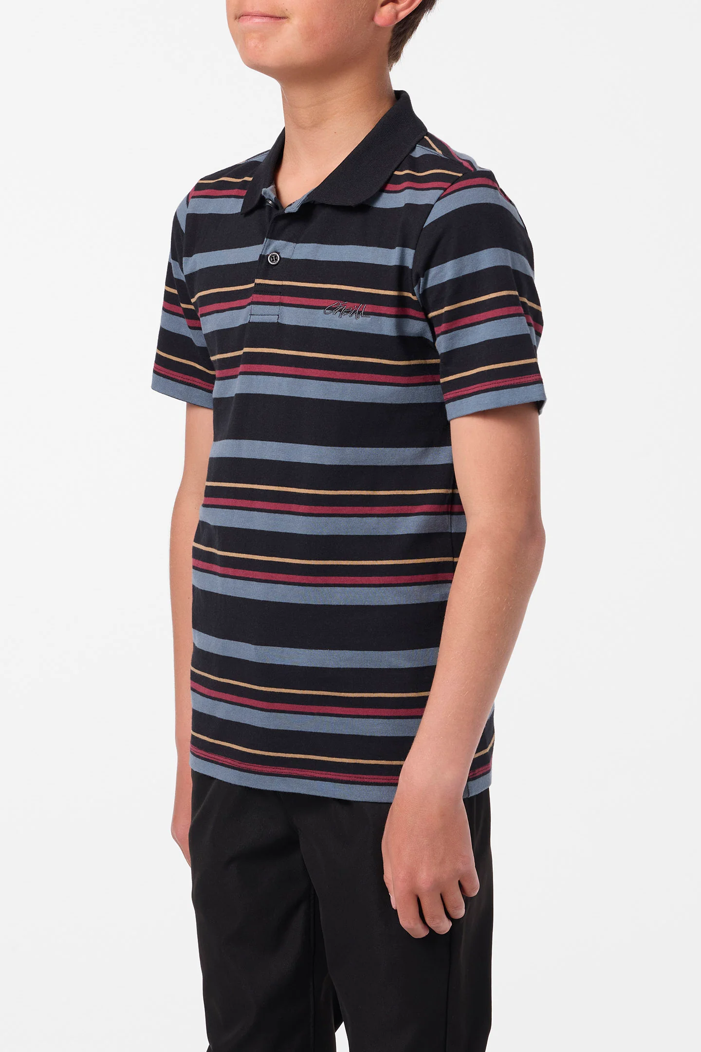 Boy's Novak Knit Polo Shirt - Image 3